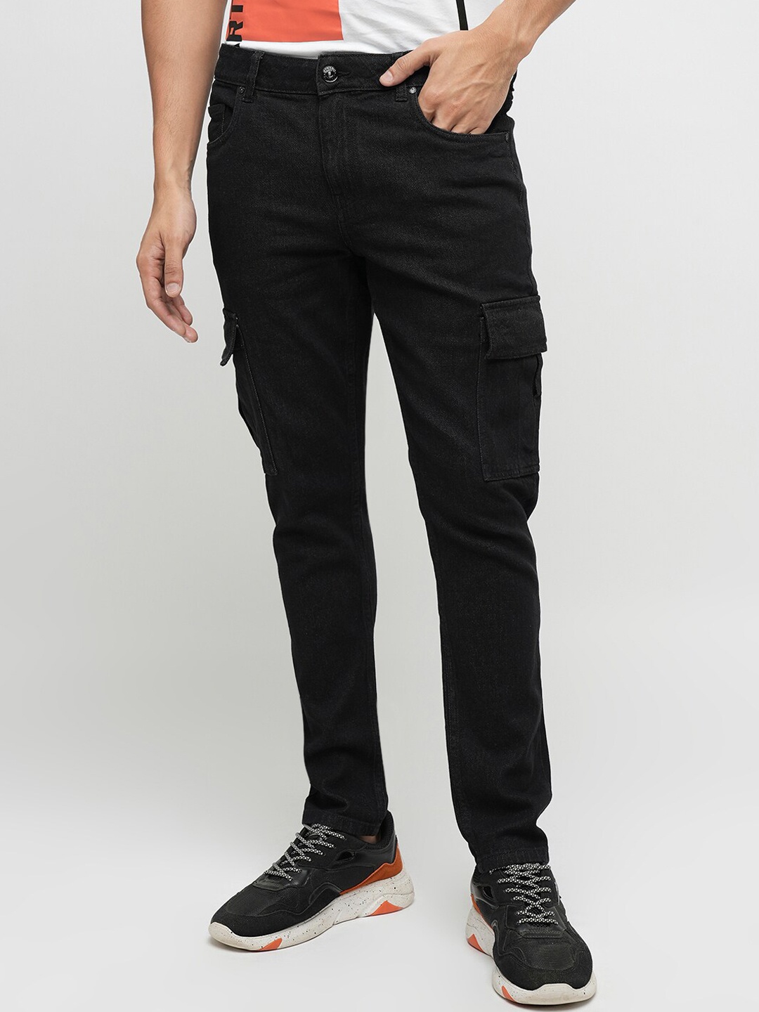 

Jack & Jones Men Slim Fit Clean Look Stretchable Jeans, Black