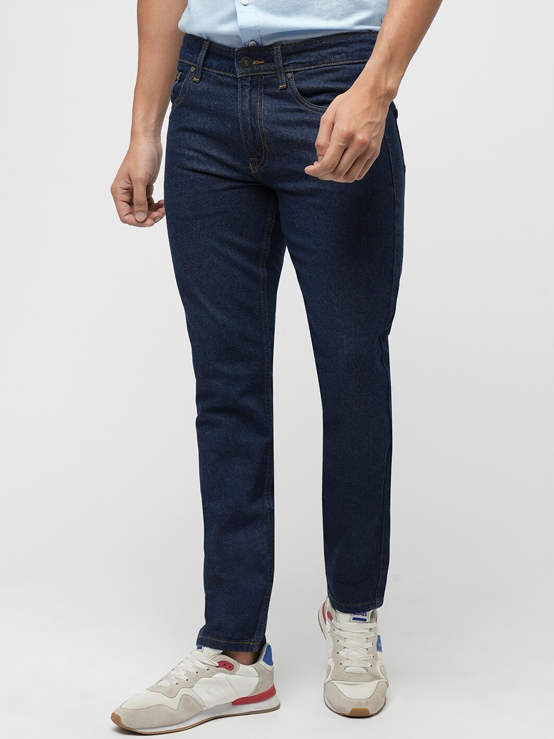 

Jack & Jones Men Slim Fit Comfort Cotton Jeans, Blue