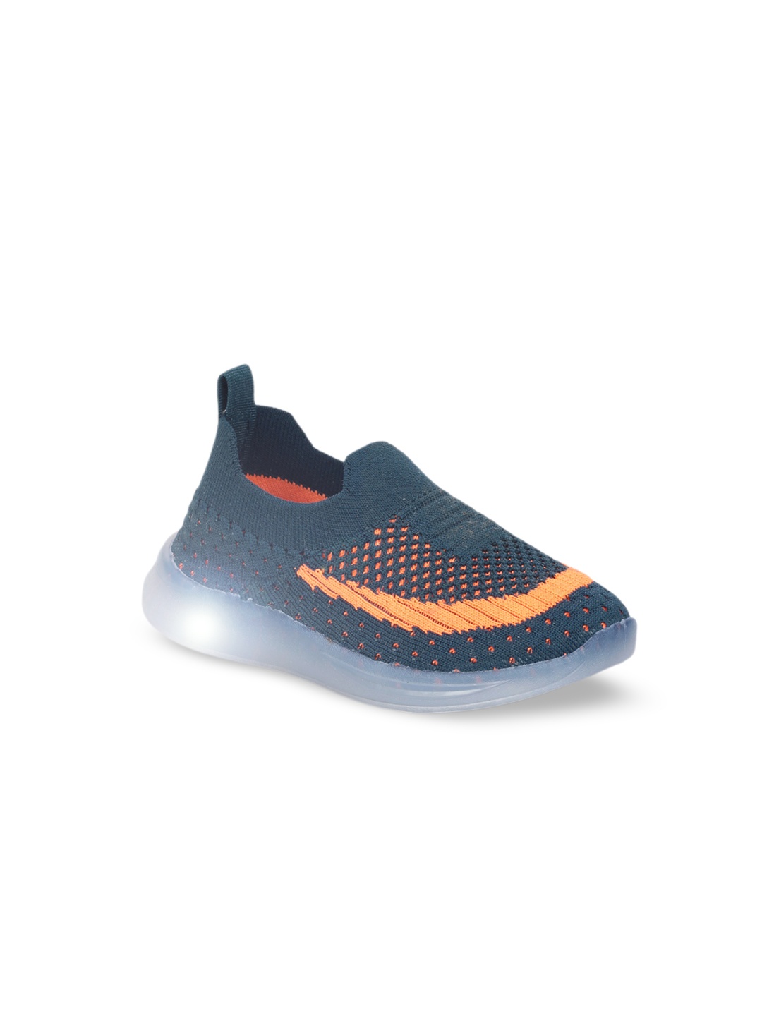 

Lil Lollipop Kids Printed LED Slip-On Sneakers, Teal