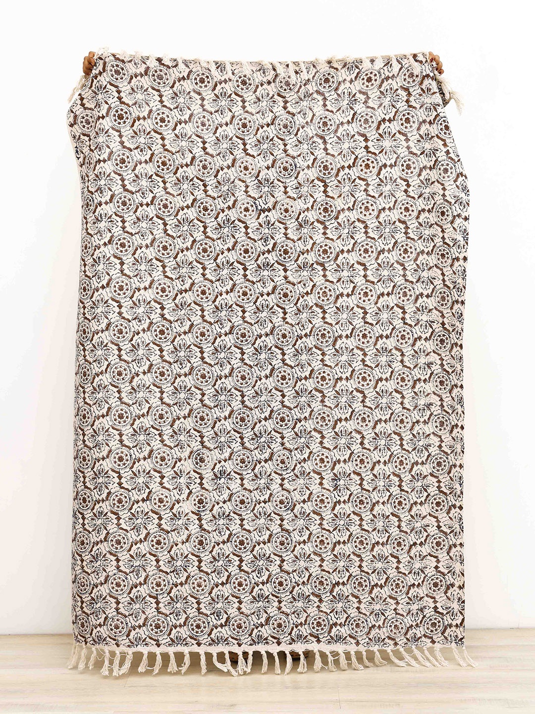

Ariana Rust Hand Block Printed Cotton Pigment Throw