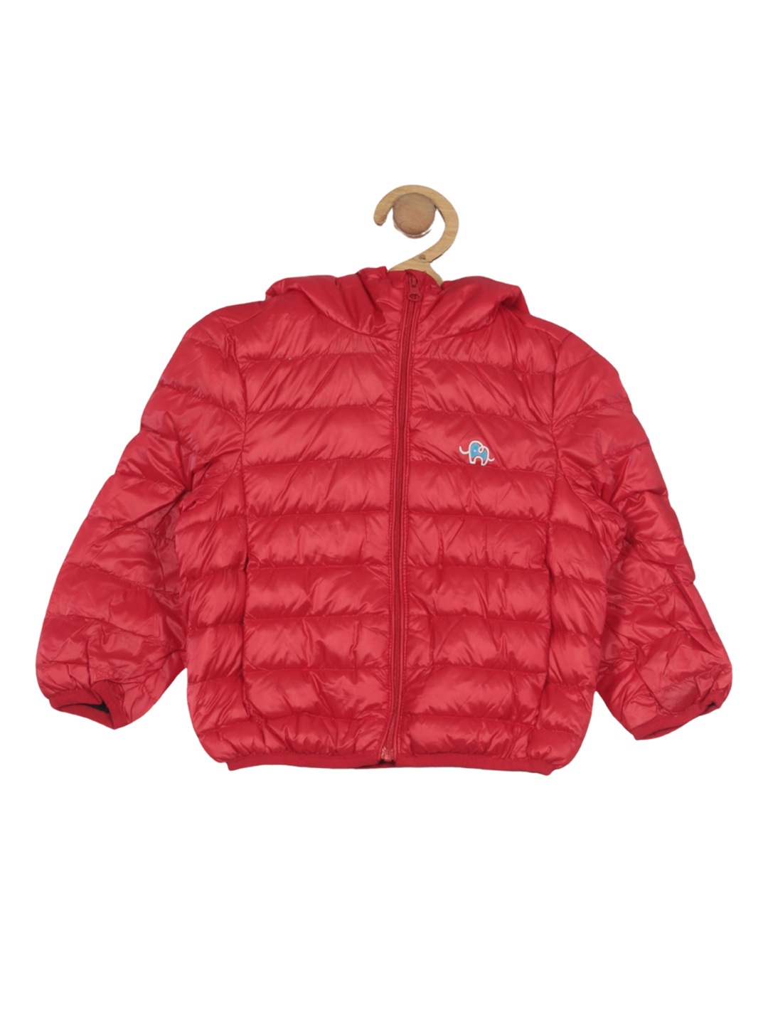 

Lil Lollipop Kids Hooded Lightweight Puffer Jacket, Red