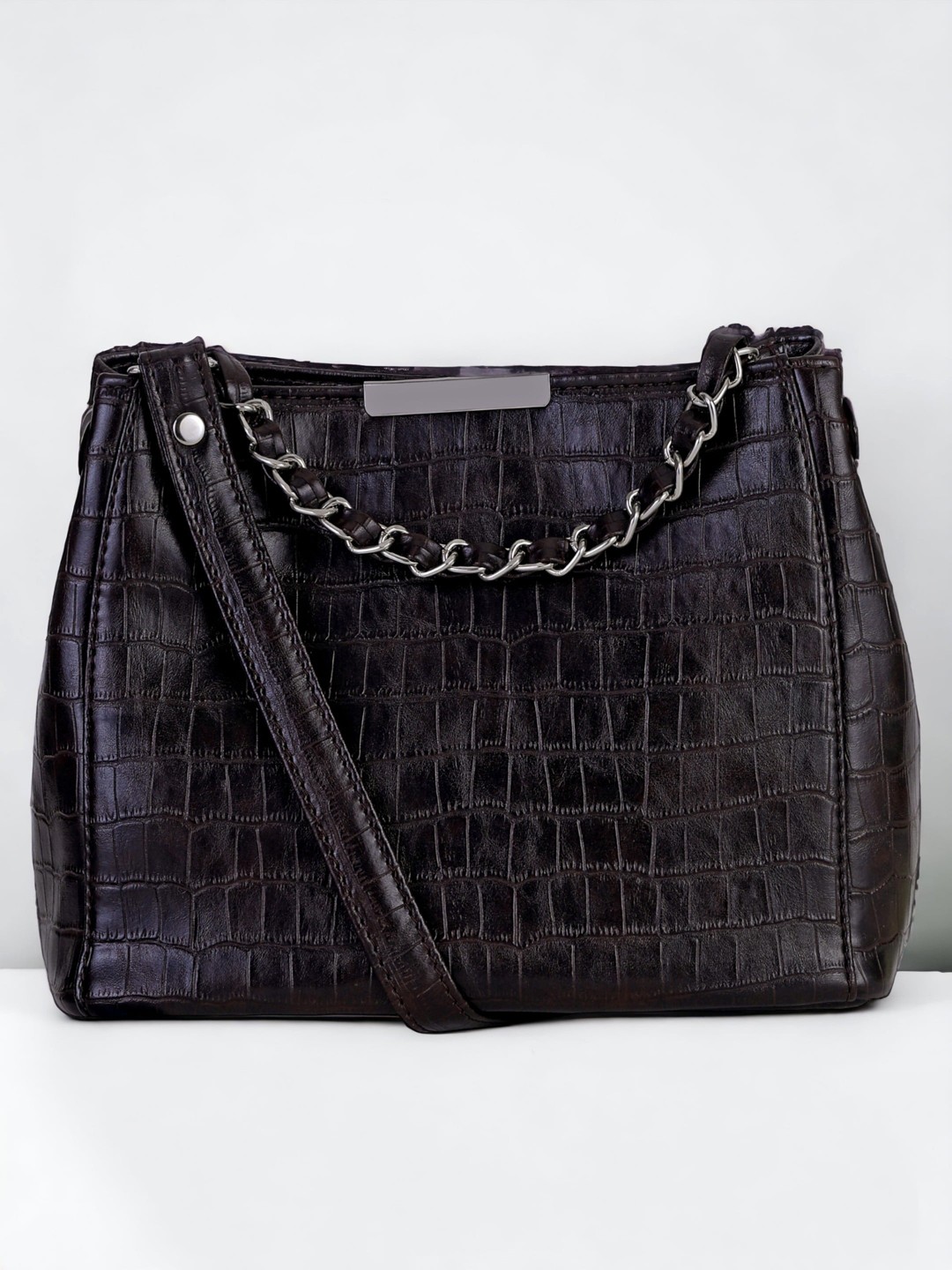 

Toteteca Textured Sling Bag, Brown