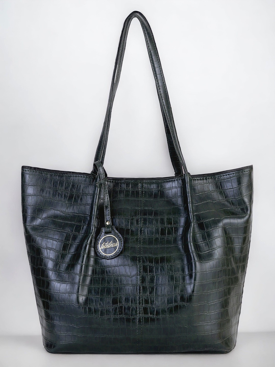 

Toteteca Textured PU Shoulder Bag, Green