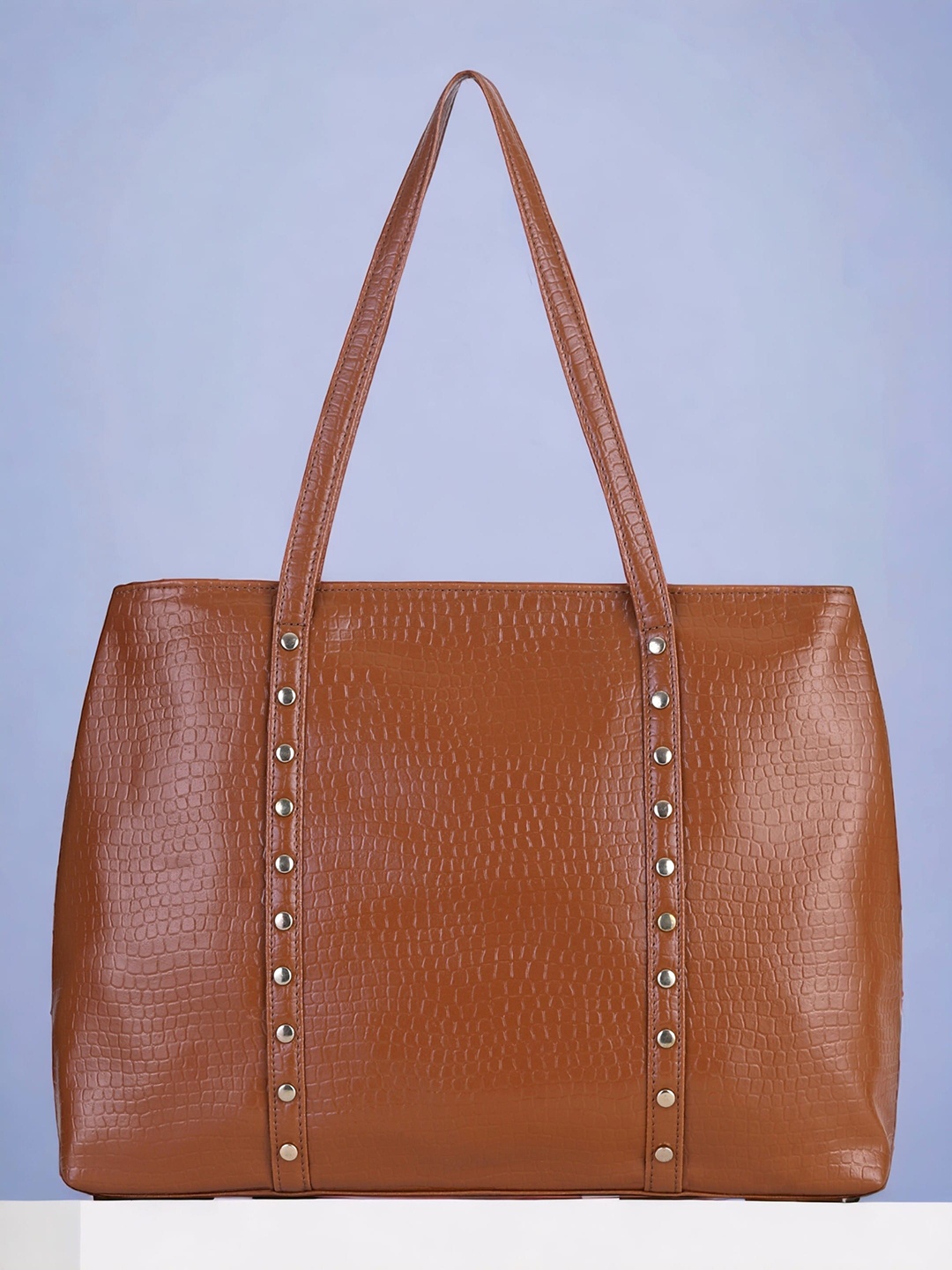 

Toteteca Textured Oversized Shopper Shoulder Bag, Tan