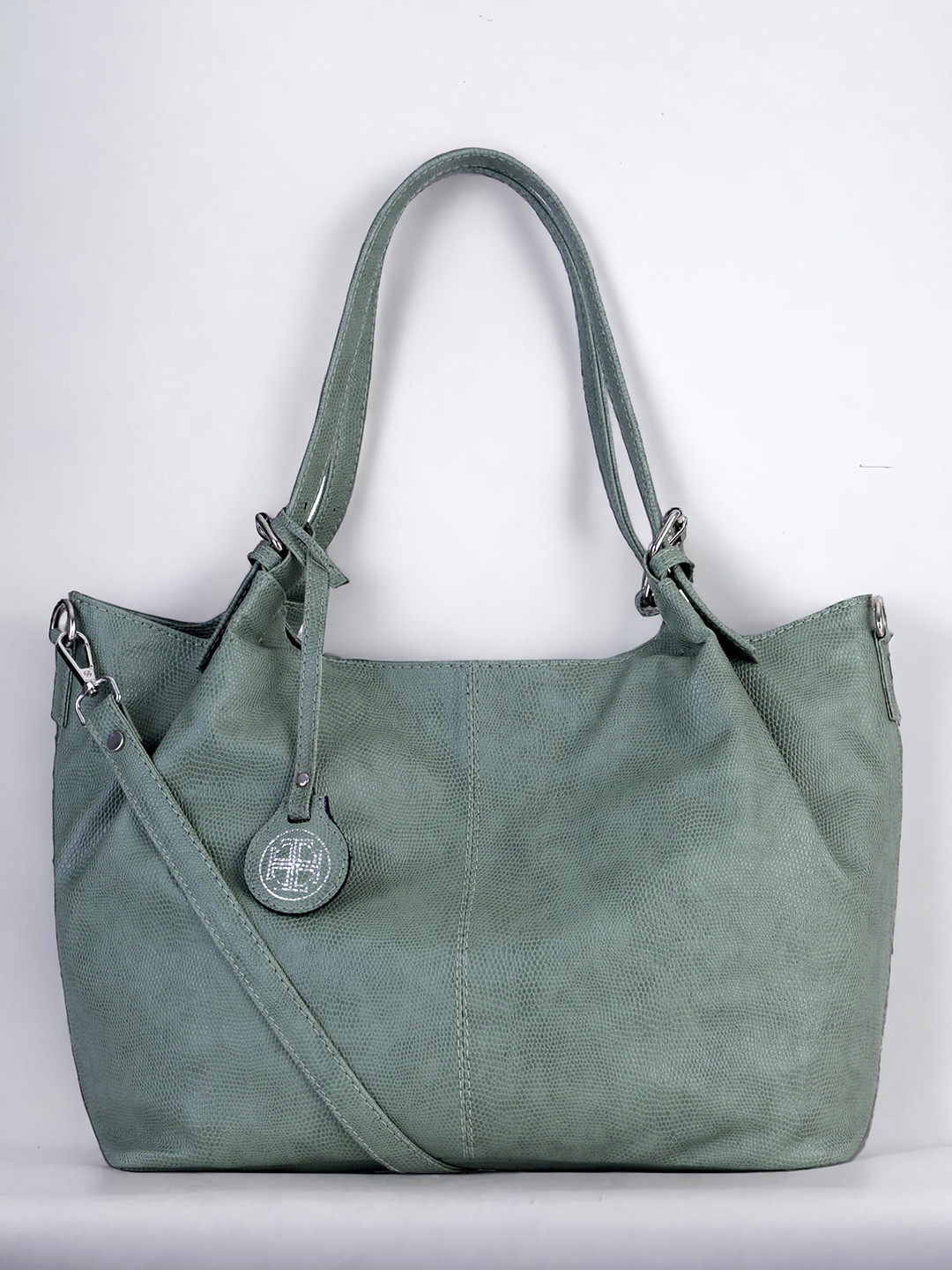 

Toteteca Green PU Shoulder Bag