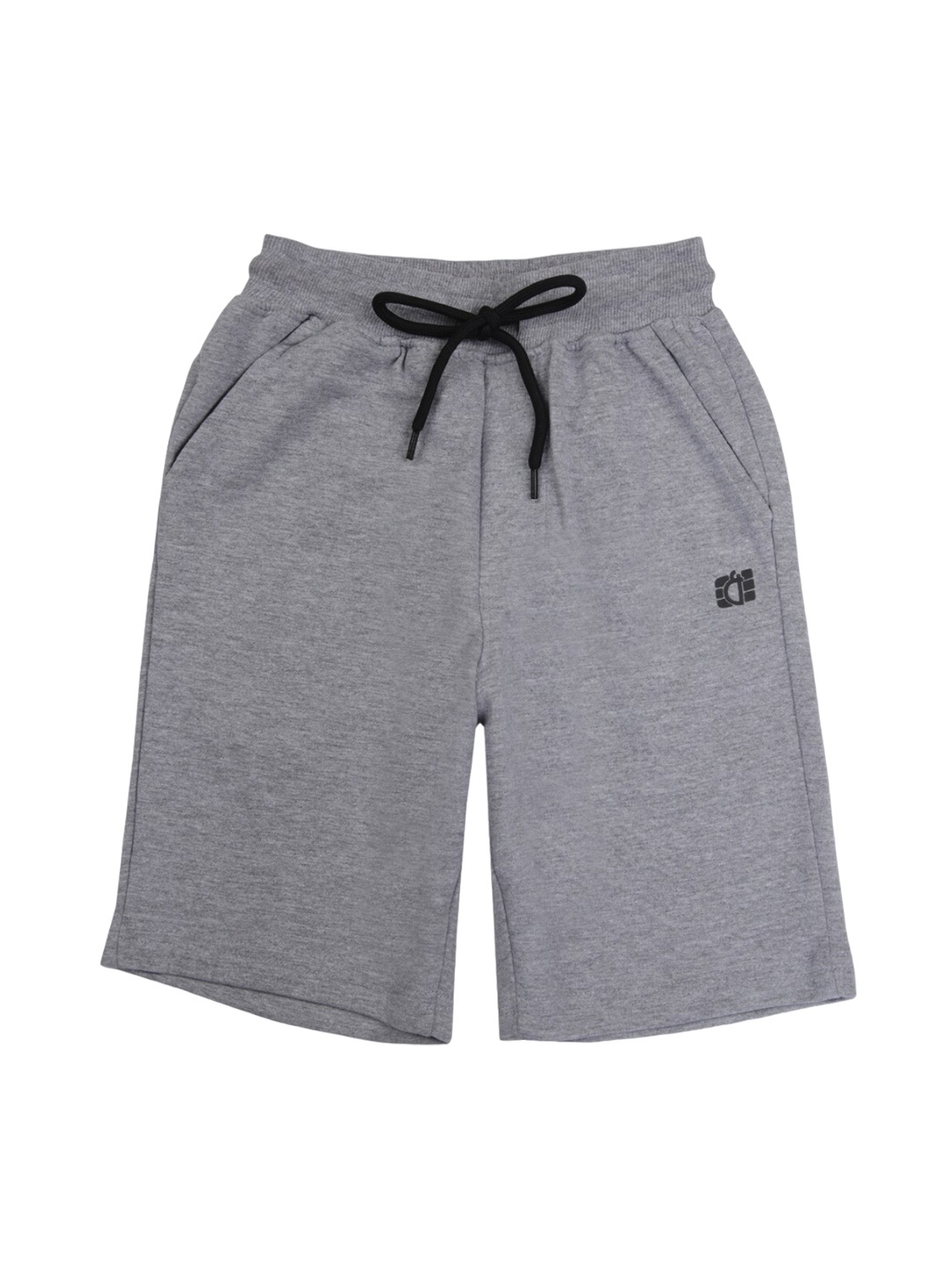 

Gini and Jony Boys Mid-Rise Cotton Shorts, Grey