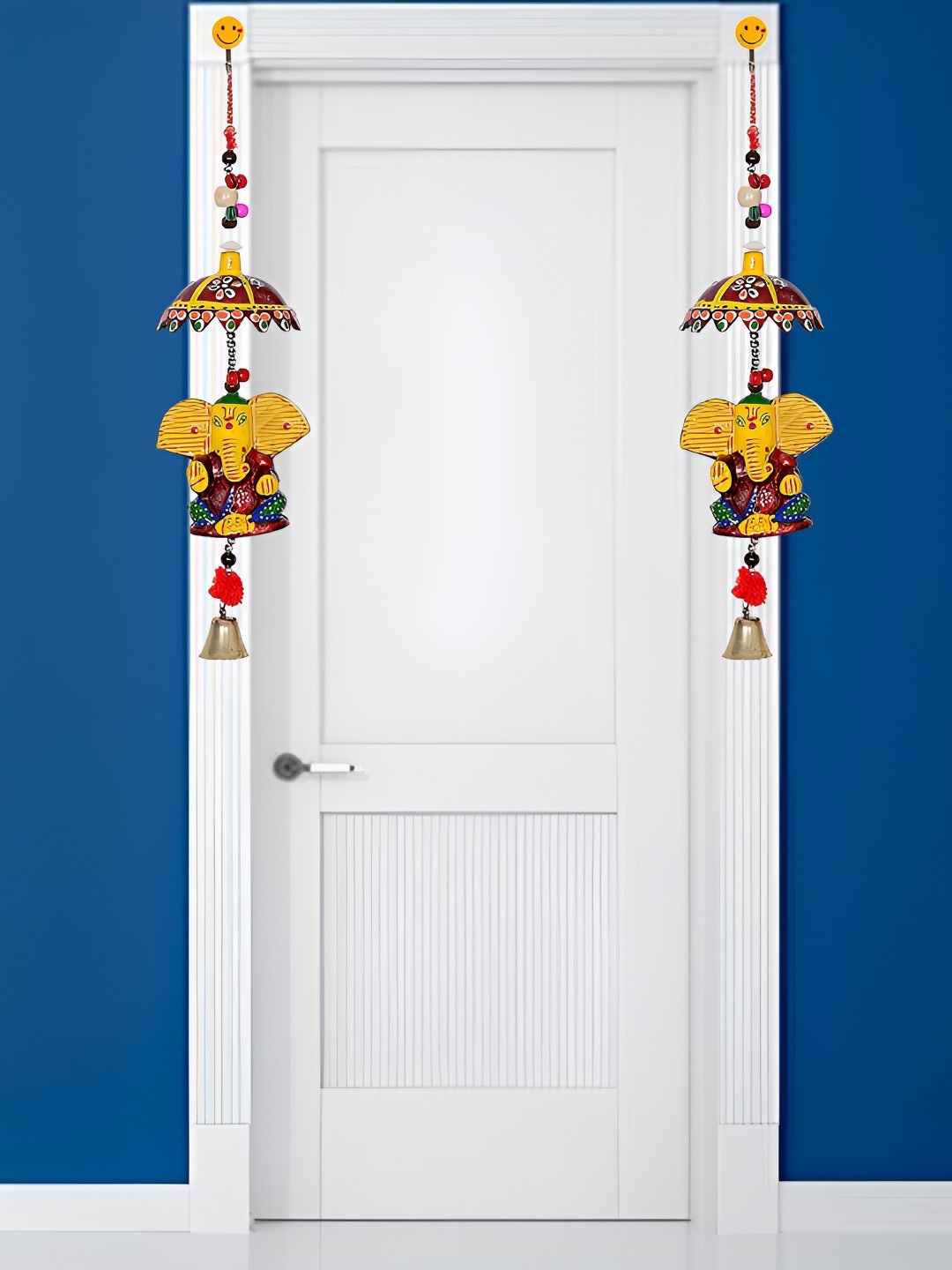 

Aawiclo Umbrella Ganesha Wall & Door Hanging, Red