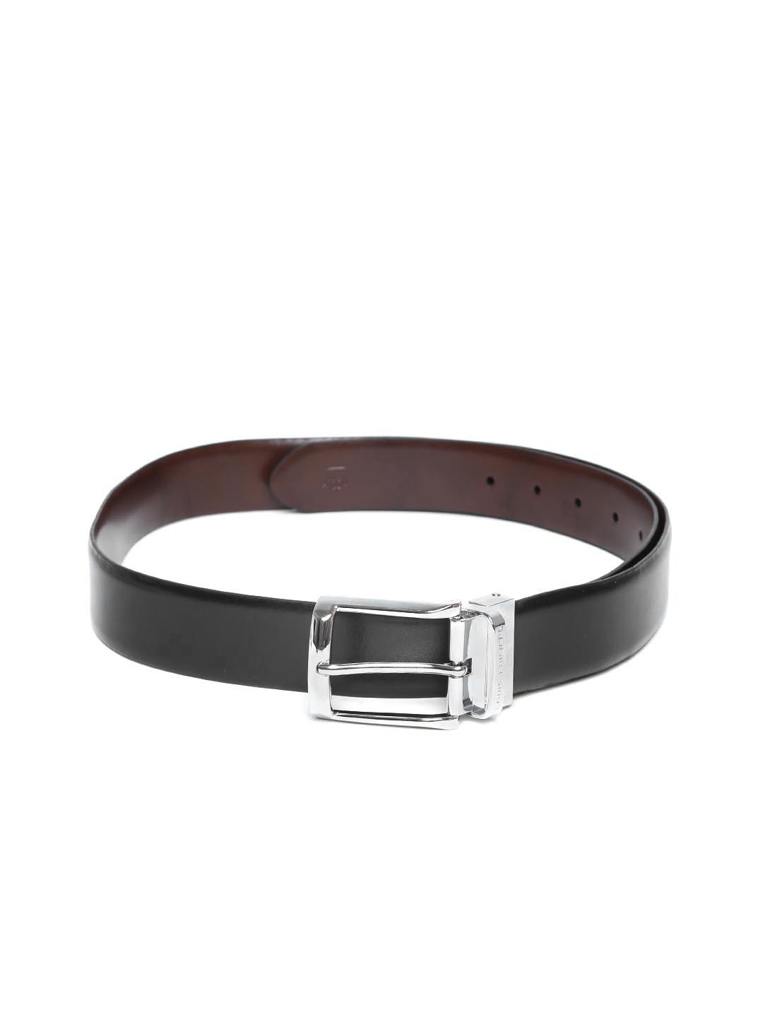 

Louis Philippe Men Black & Brown Solid Reversible Leather Belt