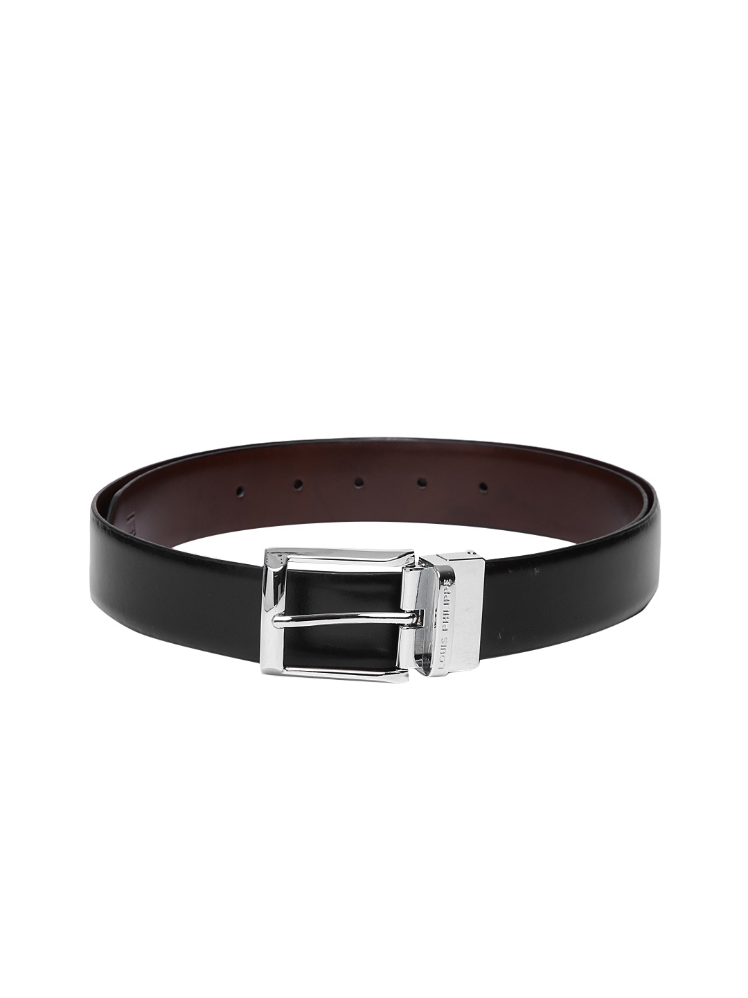 

Louis Philippe Men Black & Brown Solid Reversible Formal Leather Belt