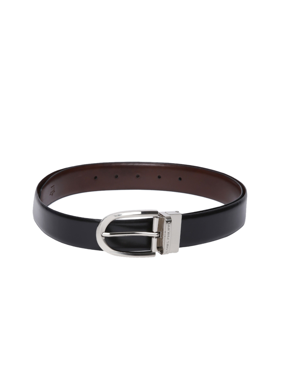 

Louis Philippe Men Black & Brown Solid Reversible Belt