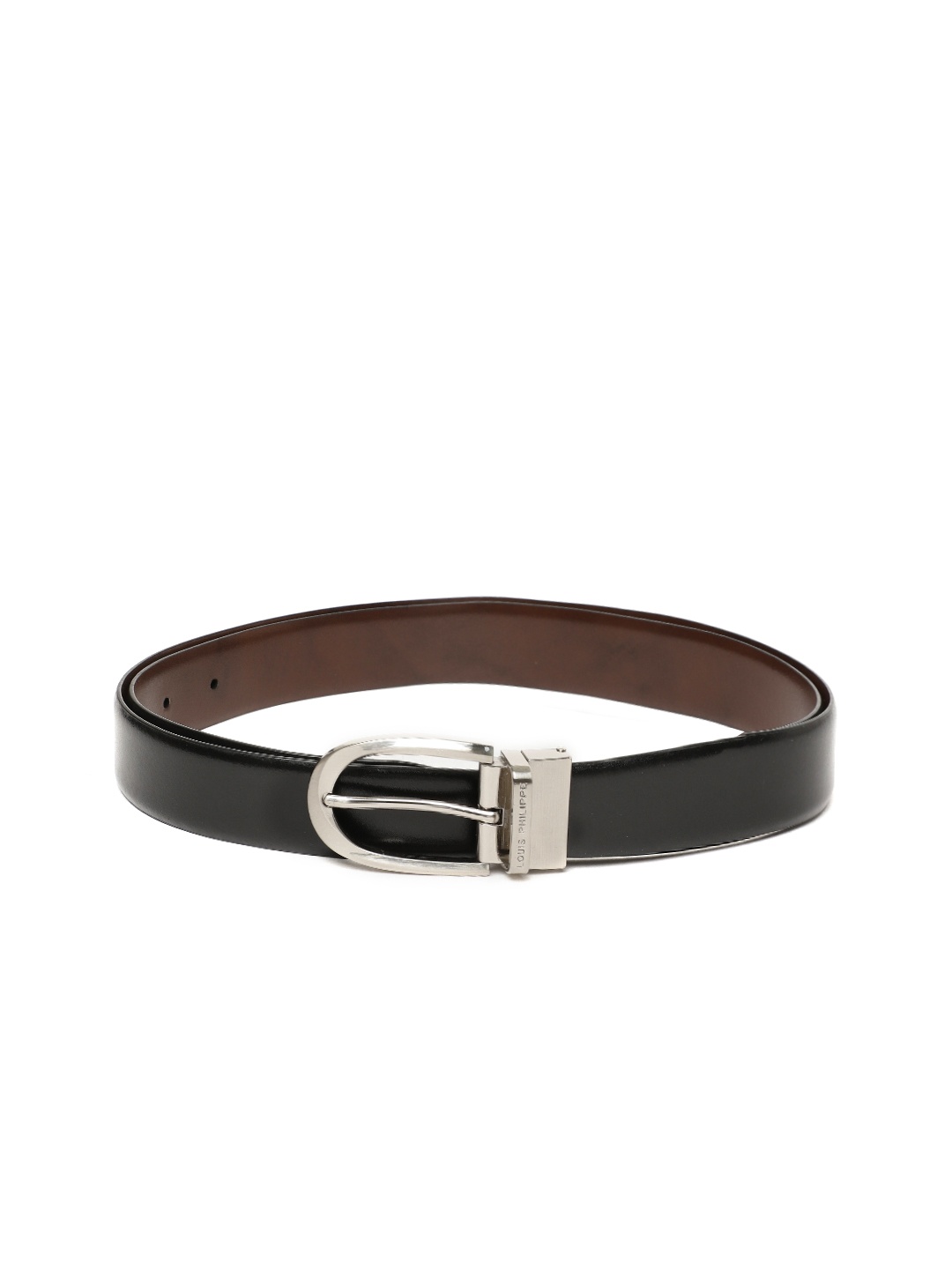 

Louis Philippe Men Black & Brown Solid Reversible Belt