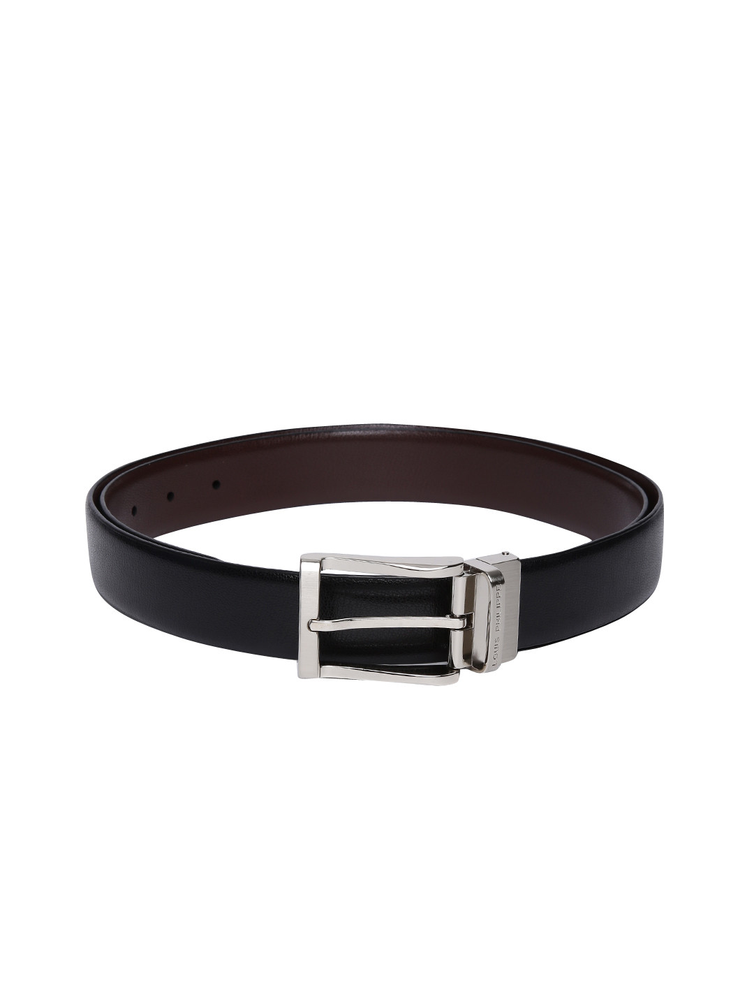 

Louis Philippe Men Black & Brown Solid Reversible Belt
