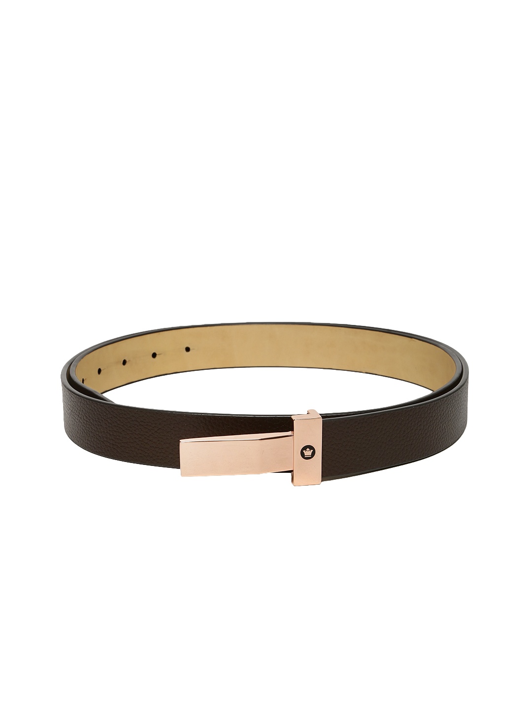 

Louis Philippe Men Brown Textured Leather Belt