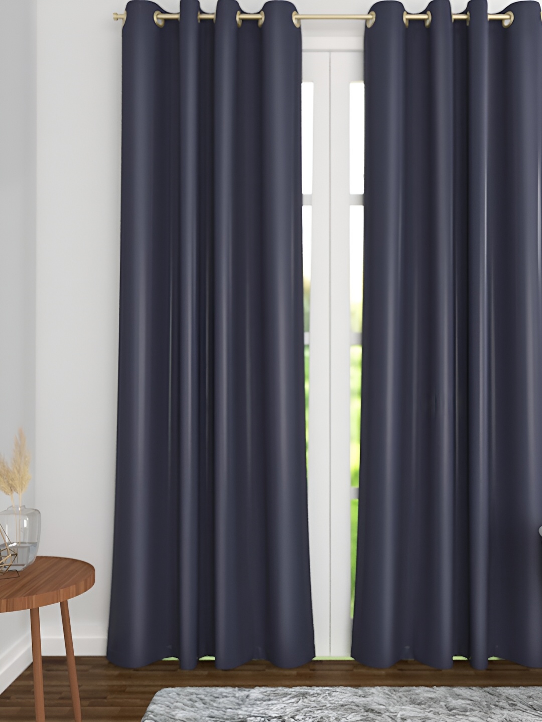 

THE CONVERSION Black GSM 3 Eyelet 1 Pieces Long Door Curtain