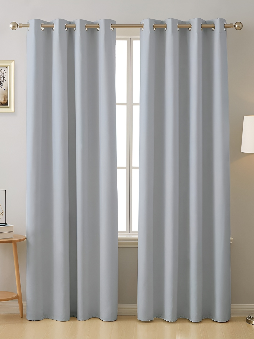 

THE CONVERSION Grey Black Out Door Curtain