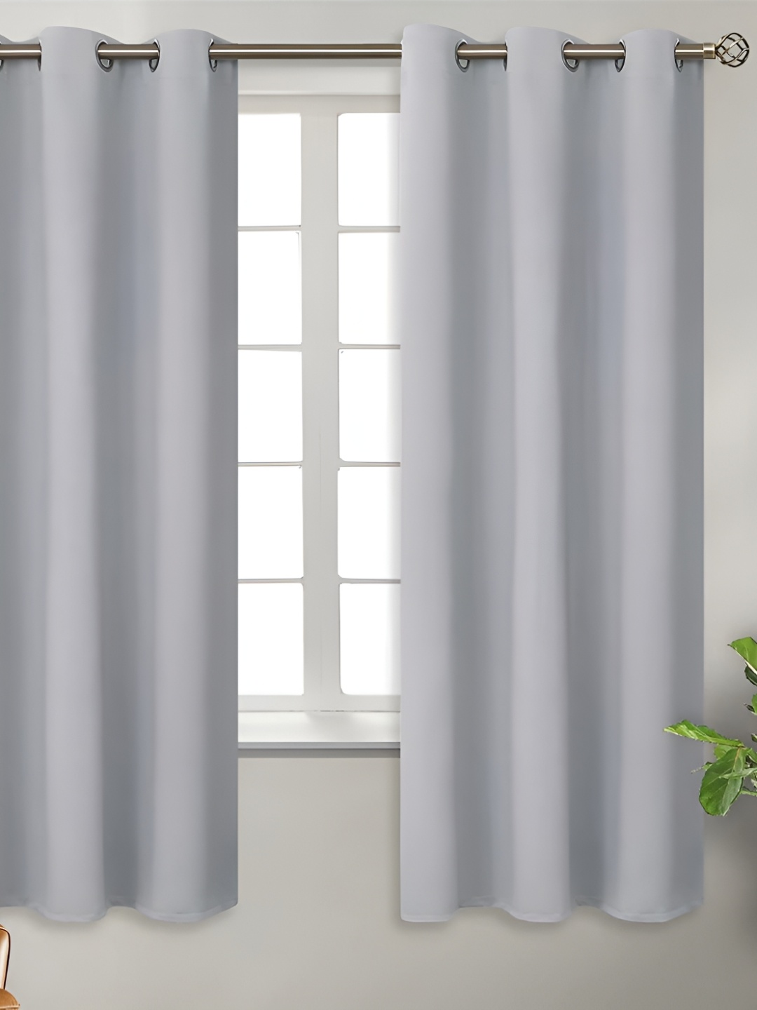 

THE CONVERSION Grey Black Out Window Curtain