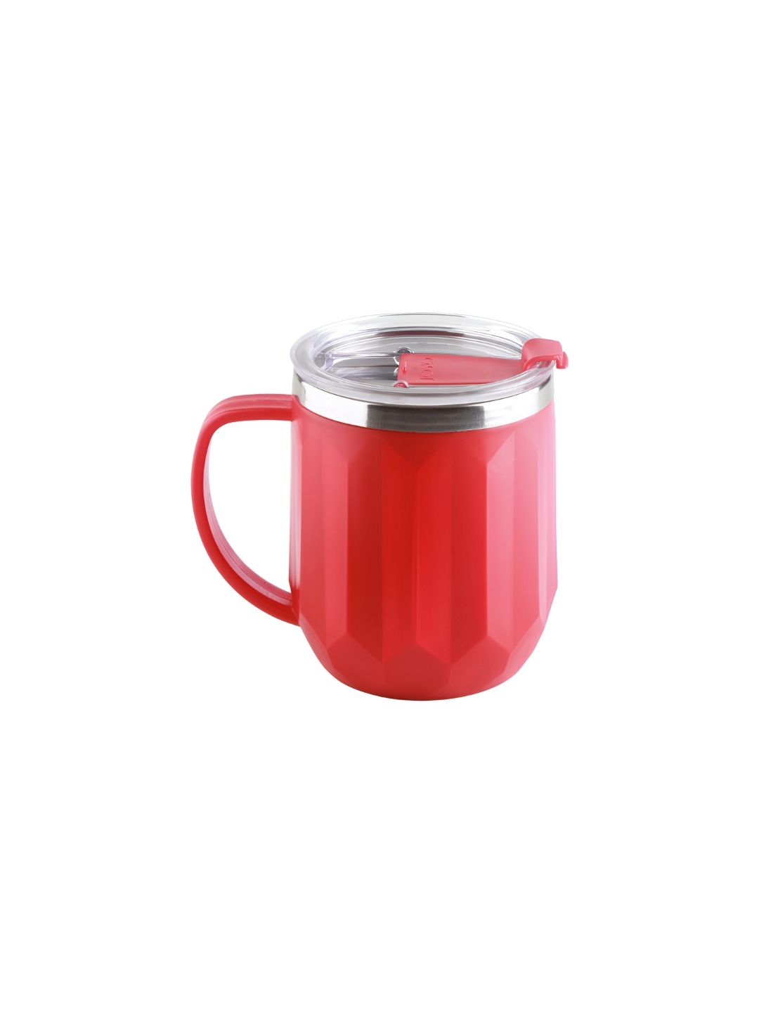 

JOYO Red Stainless Steel Matte Finish Coffee Mug 450 ml