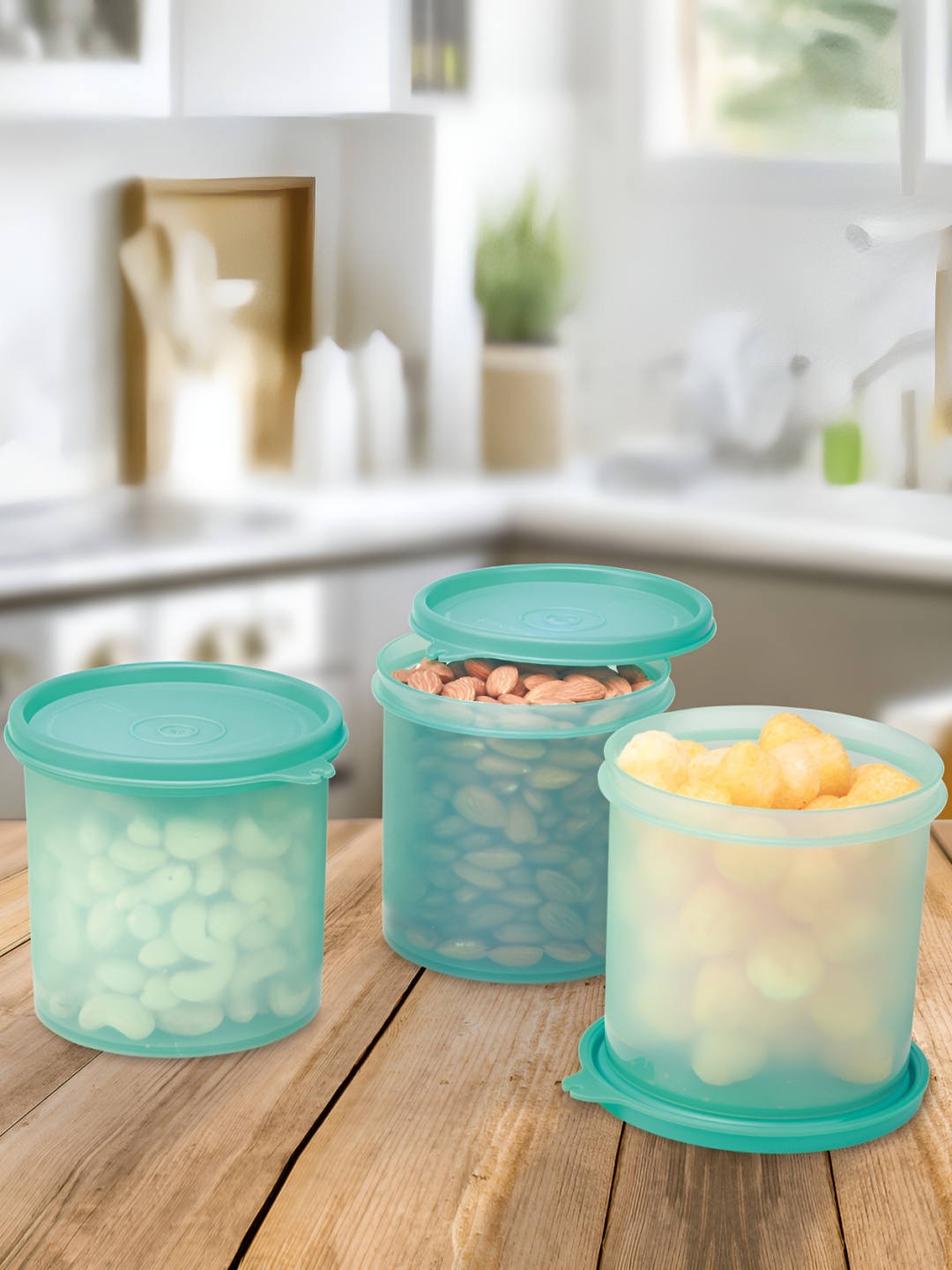 

JOYO Green 3 Pieces Dishwasher Safe Food Container 800 ML Each