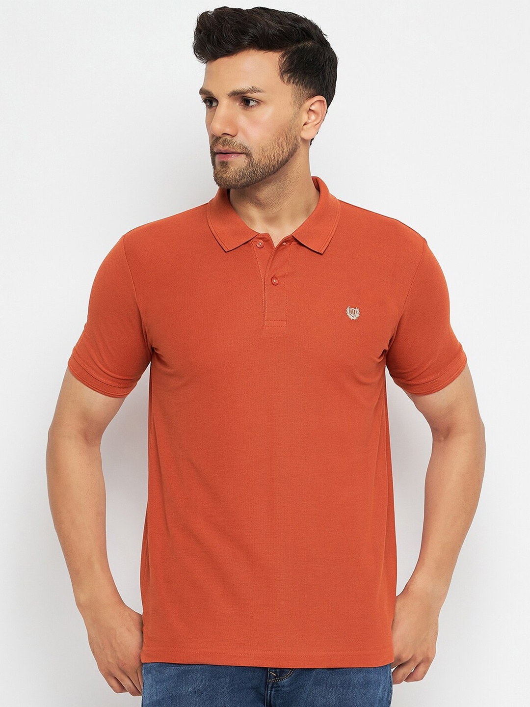 

Duke Polo Collar Cotton Slim Fit T-shirt, Red