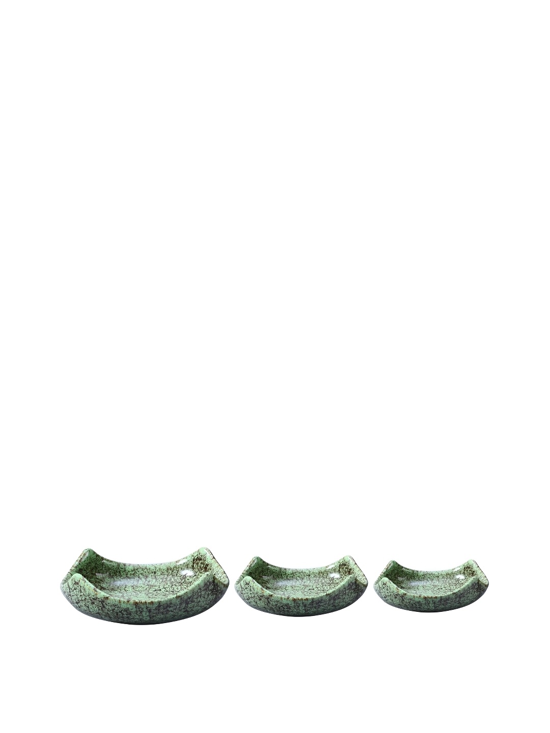 

caffeine Green 3Pieces Ceramic Serving Casserole