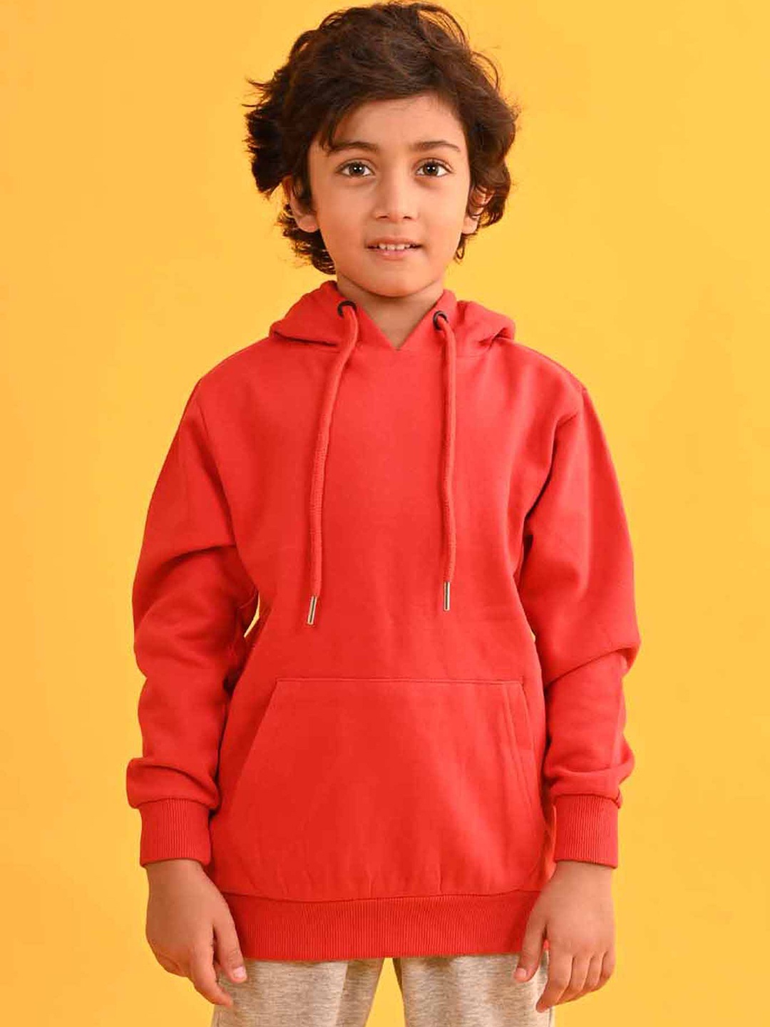 

Anthrilo Boys Hooded Sweatshirt, Red