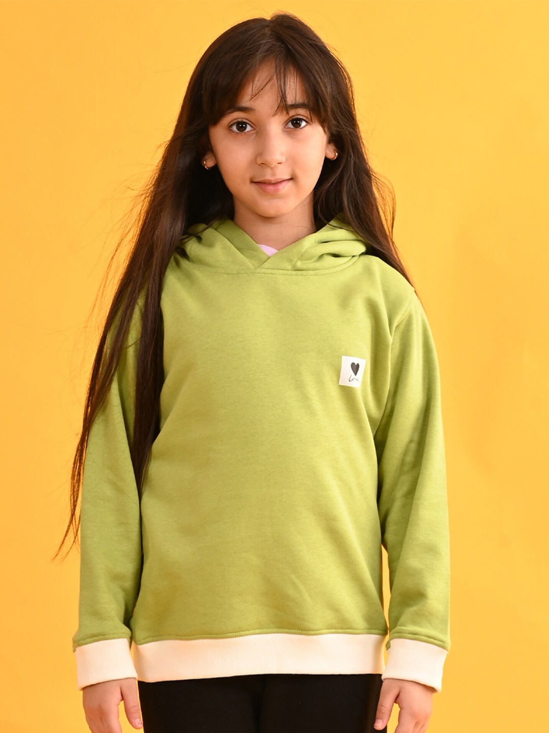 

Anthrilo Girls Hooded Fleece Sweatshirt, Green