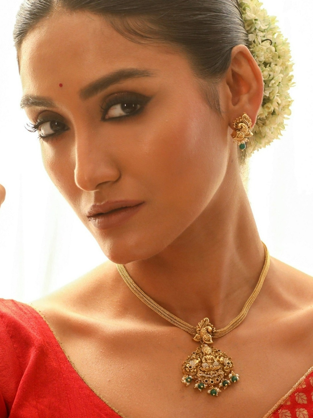 

Tarinika Gold-Plated CZ-Studded Jewellery Set