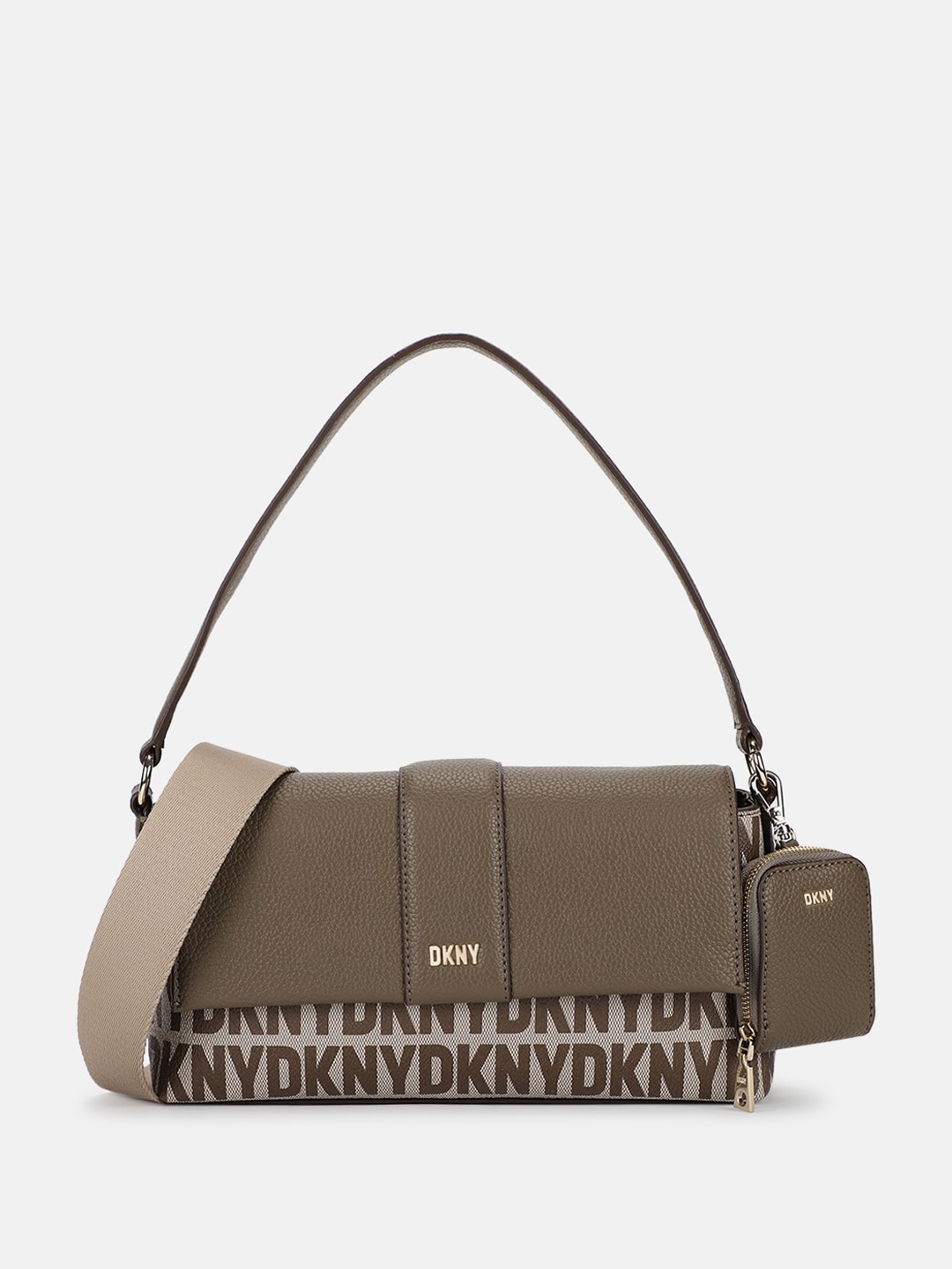 

DKNY Textured Structured Sling Bag, Beige