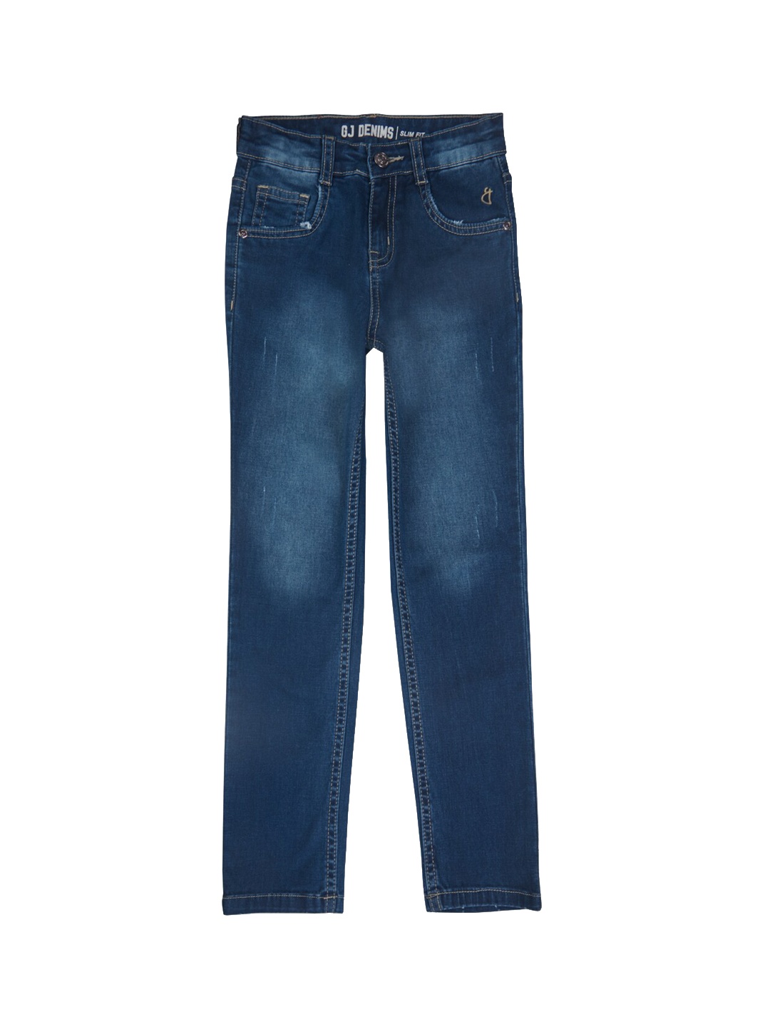 

Gini and Jony Boys Regular Fit Light Fade Clean Look Jeans, Blue