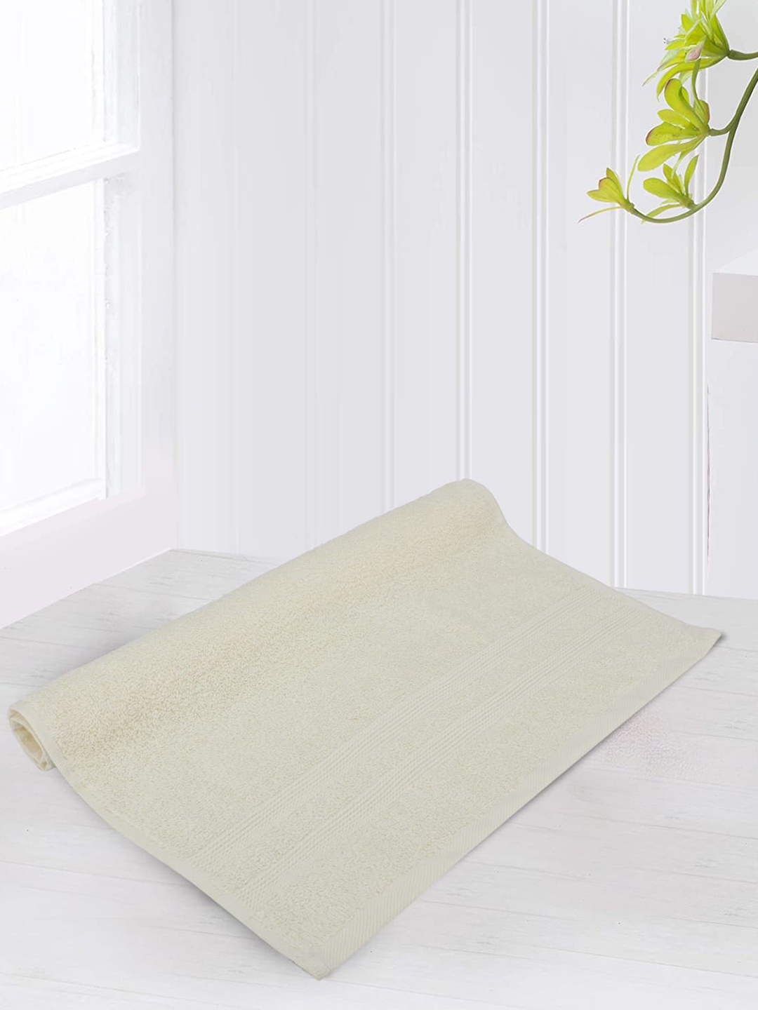 

LUSH & BEYOND Cream Self-designed 500 GSM Pure Cotton Hand Towel