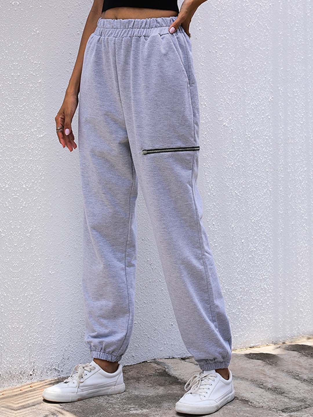 

StyleCast Women Mid Rise Joggers, Grey