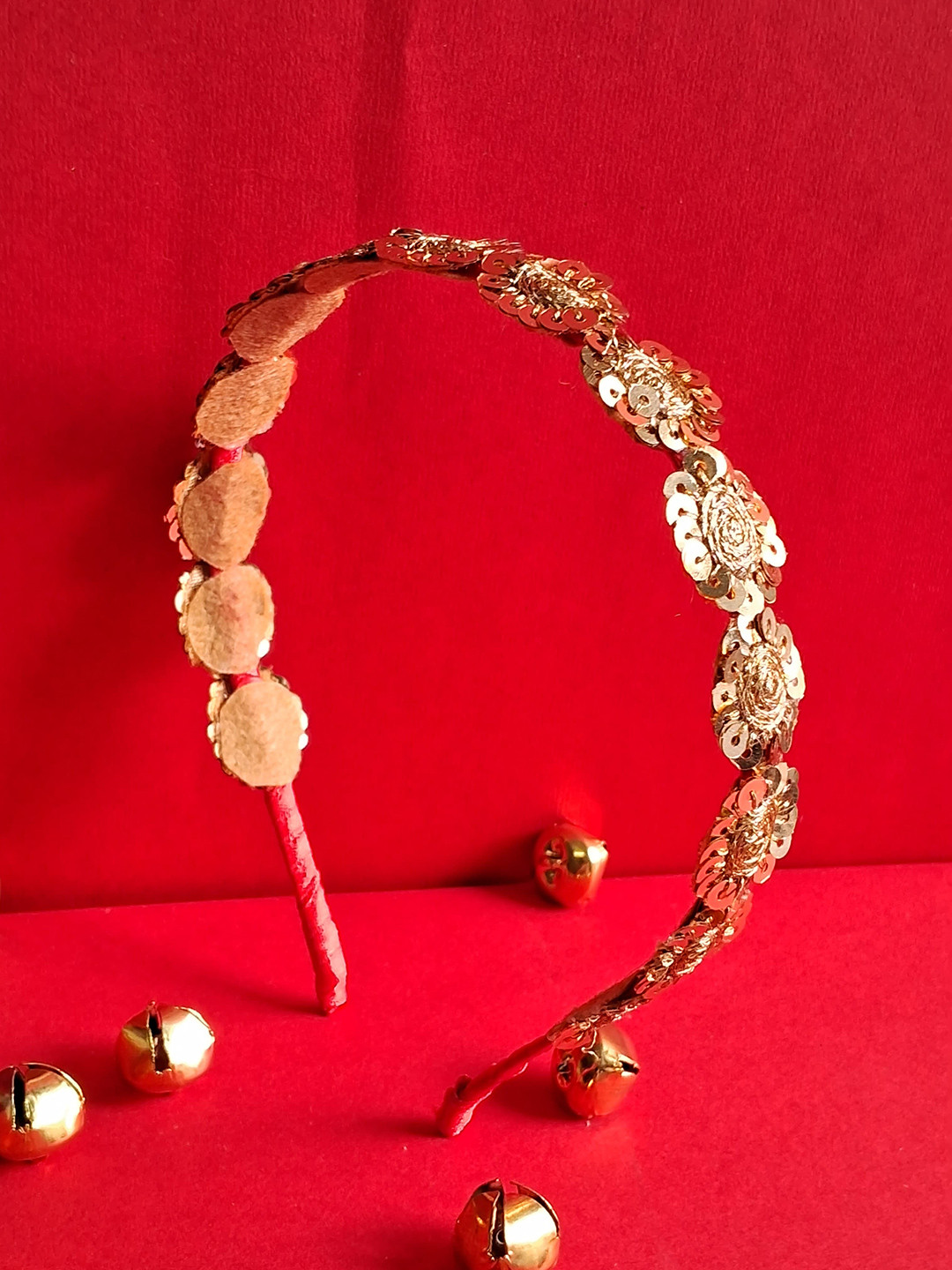 

Choko Girls Embellished Hairband, Gold