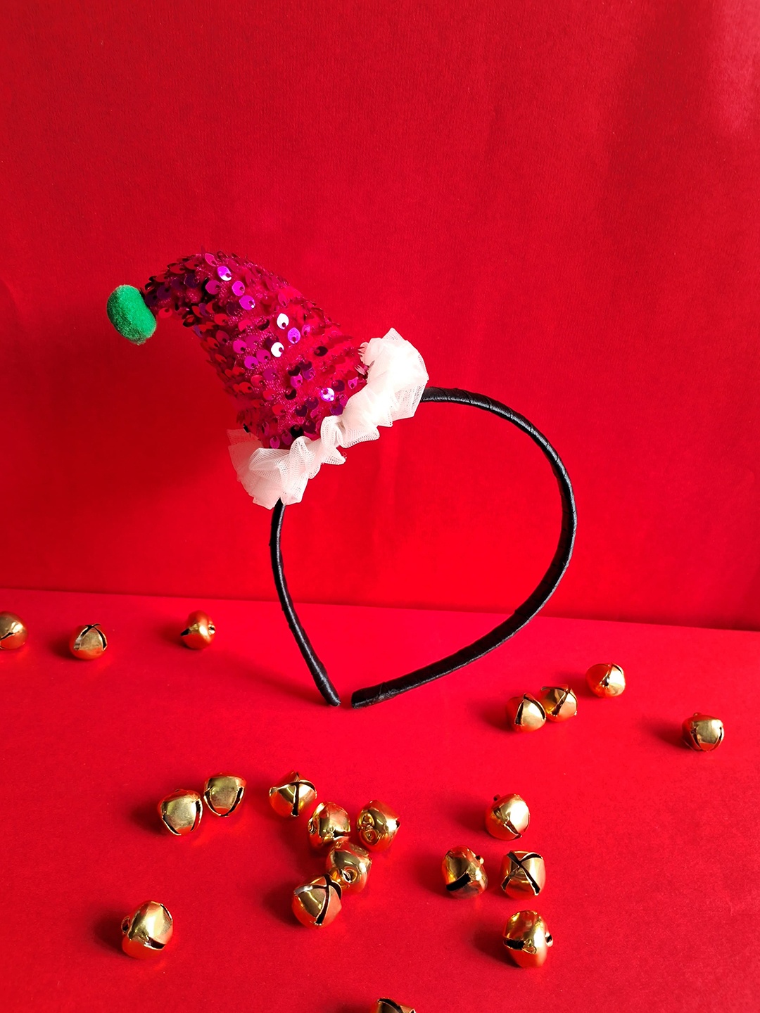 

Choko Santa's Xmas Hat Hair Band, Purple