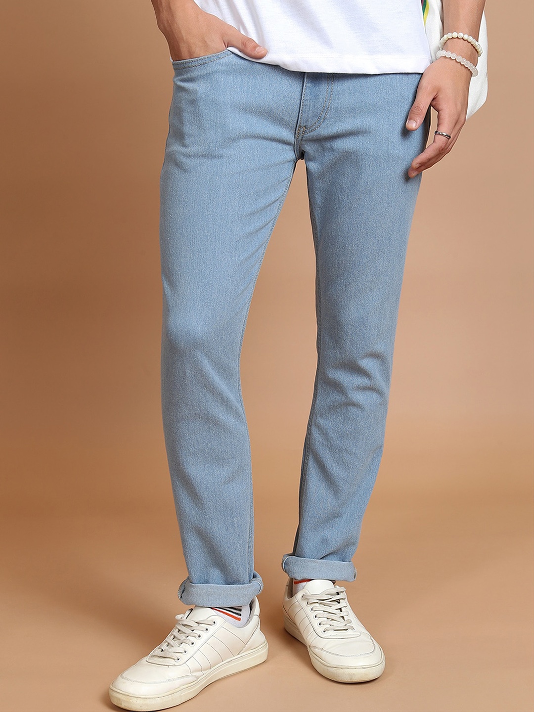 

HIGHLANDER Men Skinny Fit Stretchable Jeans, Blue