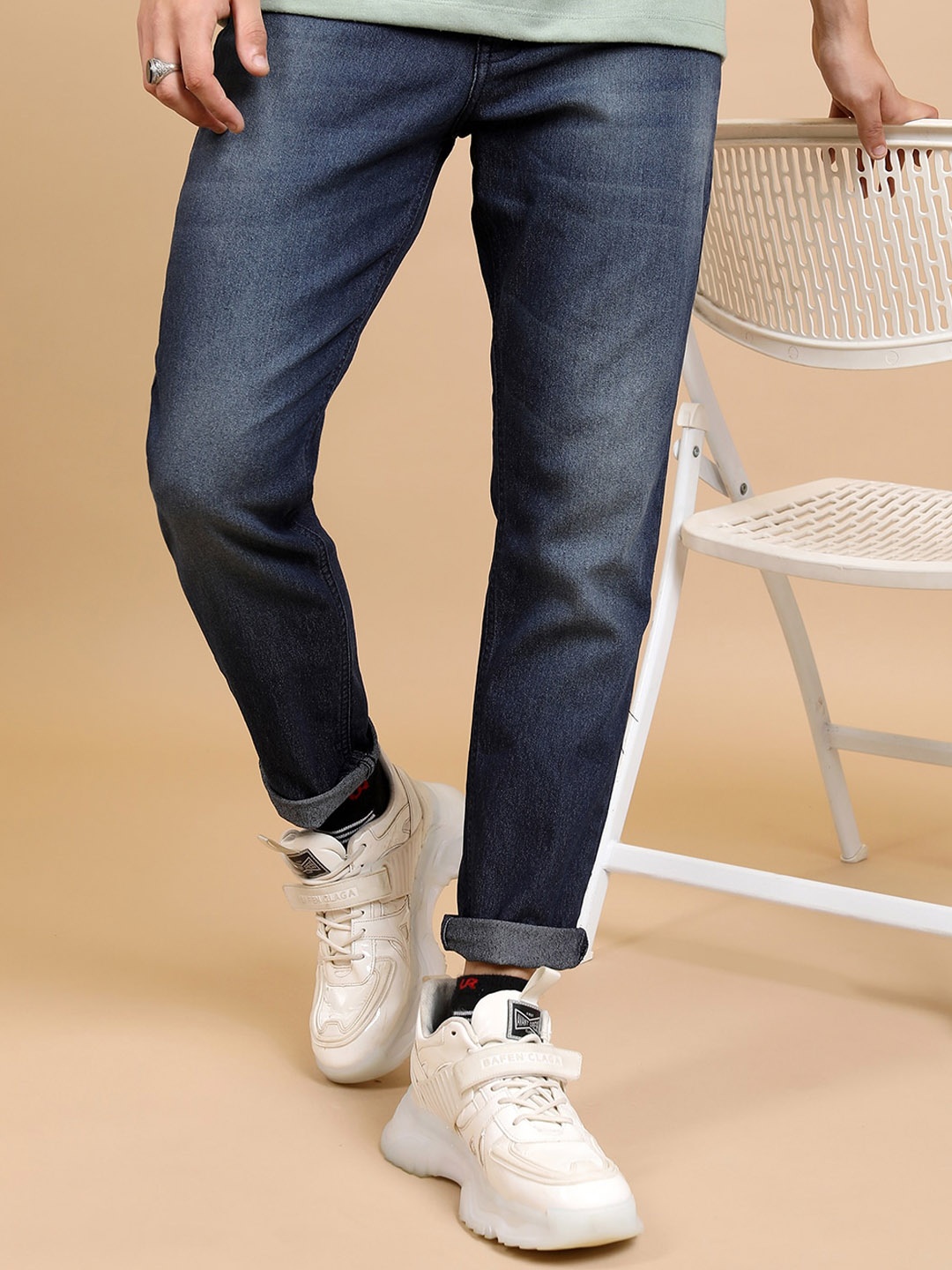 

HIGHLANDER Men Slim Fit Stretchable Jeans, Blue