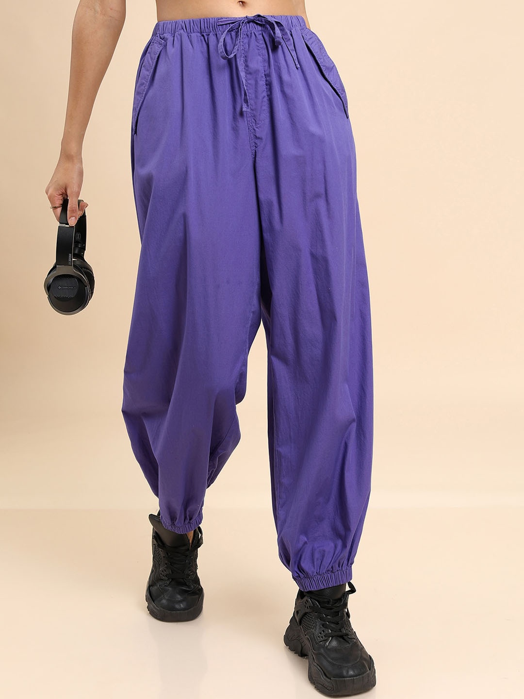 

Tokyo Talkies Women Mid-Rise Jodhpuris, Purple
