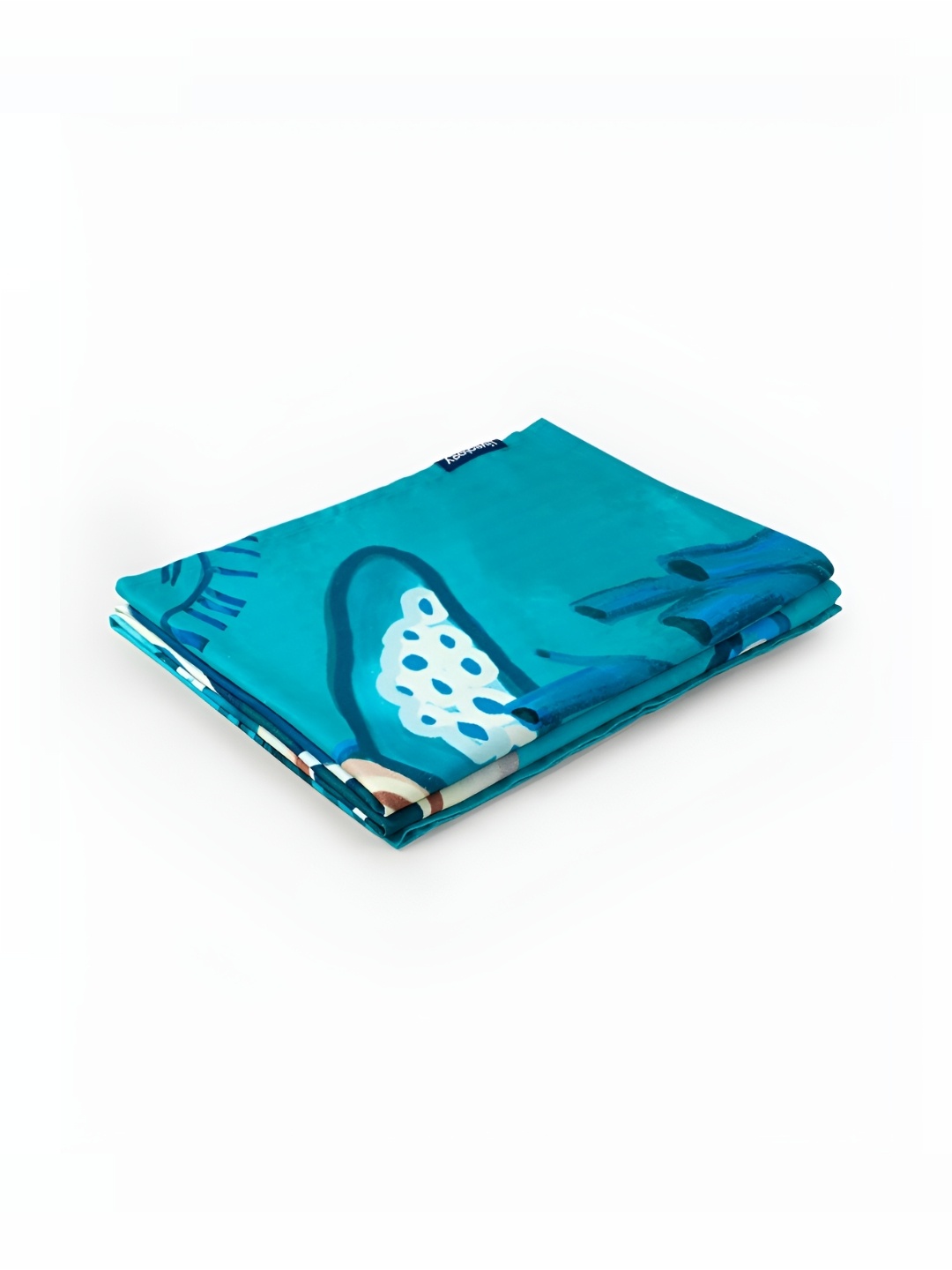 

Liveology Blue White Texture Turtled Printed Bamboo cotton200 GSM Beach Towel