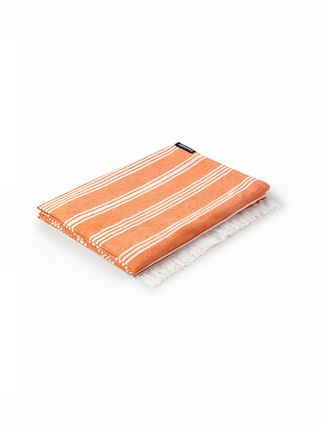 

Liveology Orange Beige Texture Santa Fe Rust Printed Bamboo 150 GSM Bath Towel