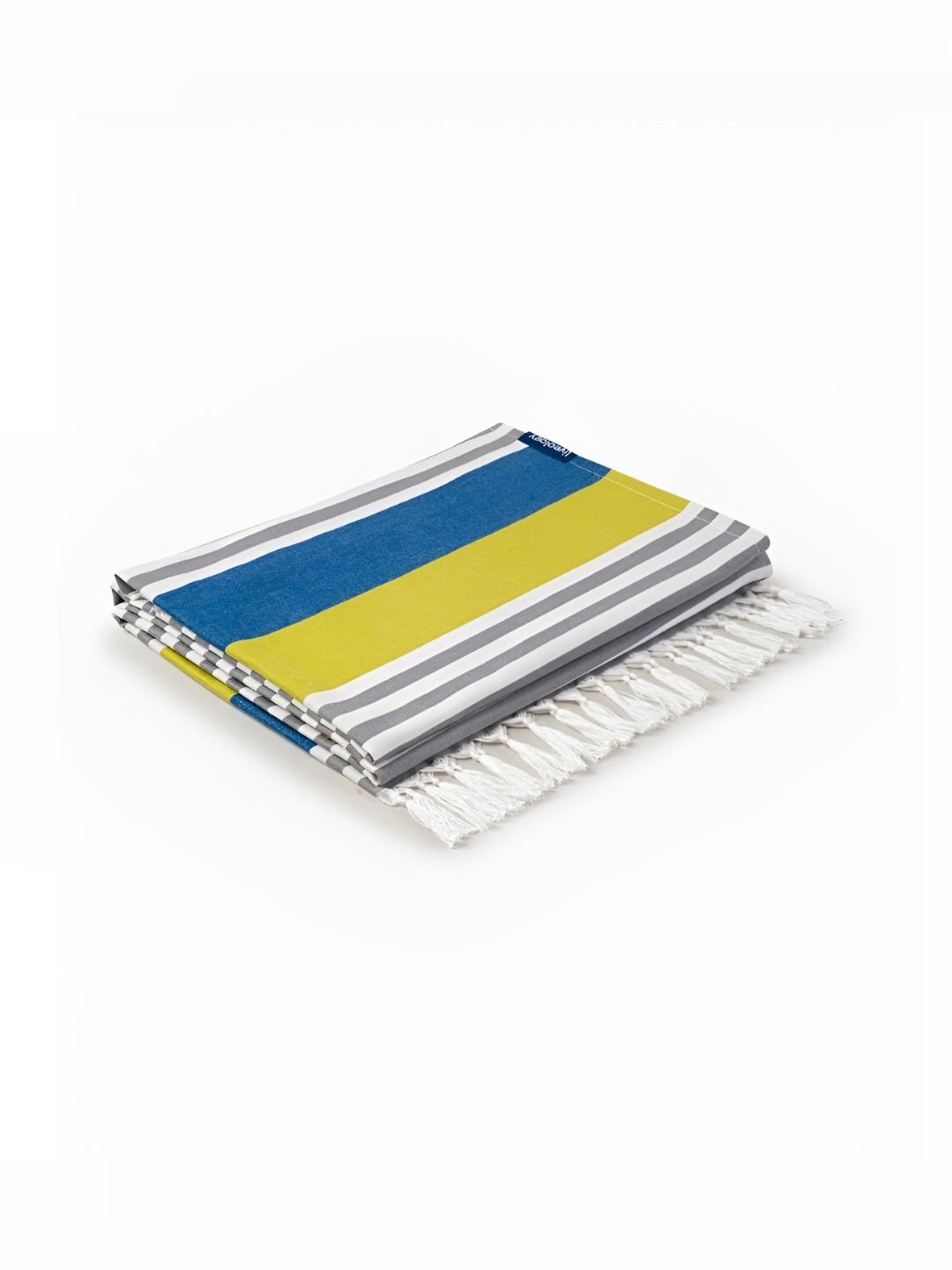 

Liveology Santorini white Grey Texture Striped Bamboo 200 GSM Bath Towel