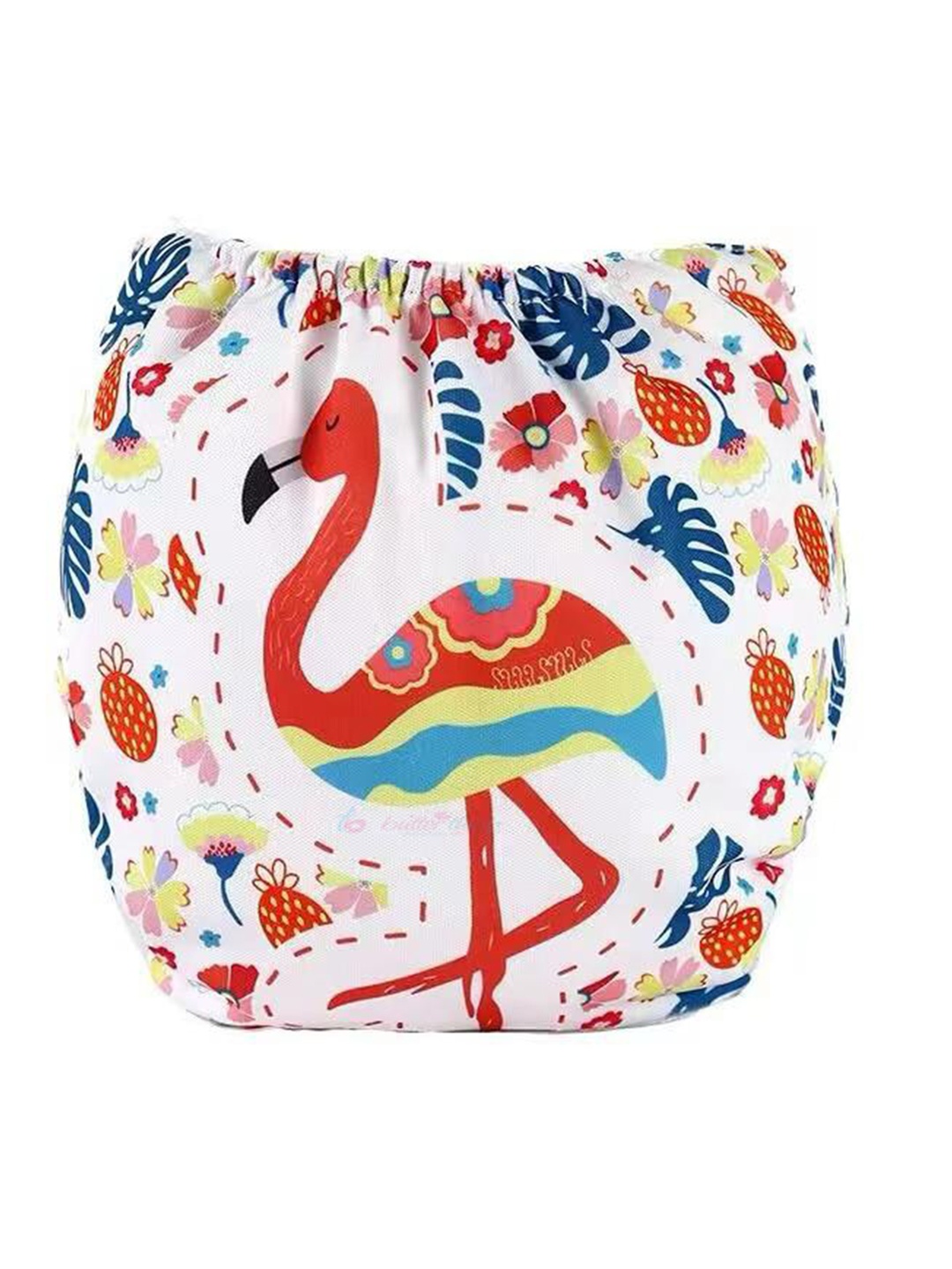 

Butterthief Kids Soft & Comfortable Lightweight Printed Reusable Cloth Diaper, White