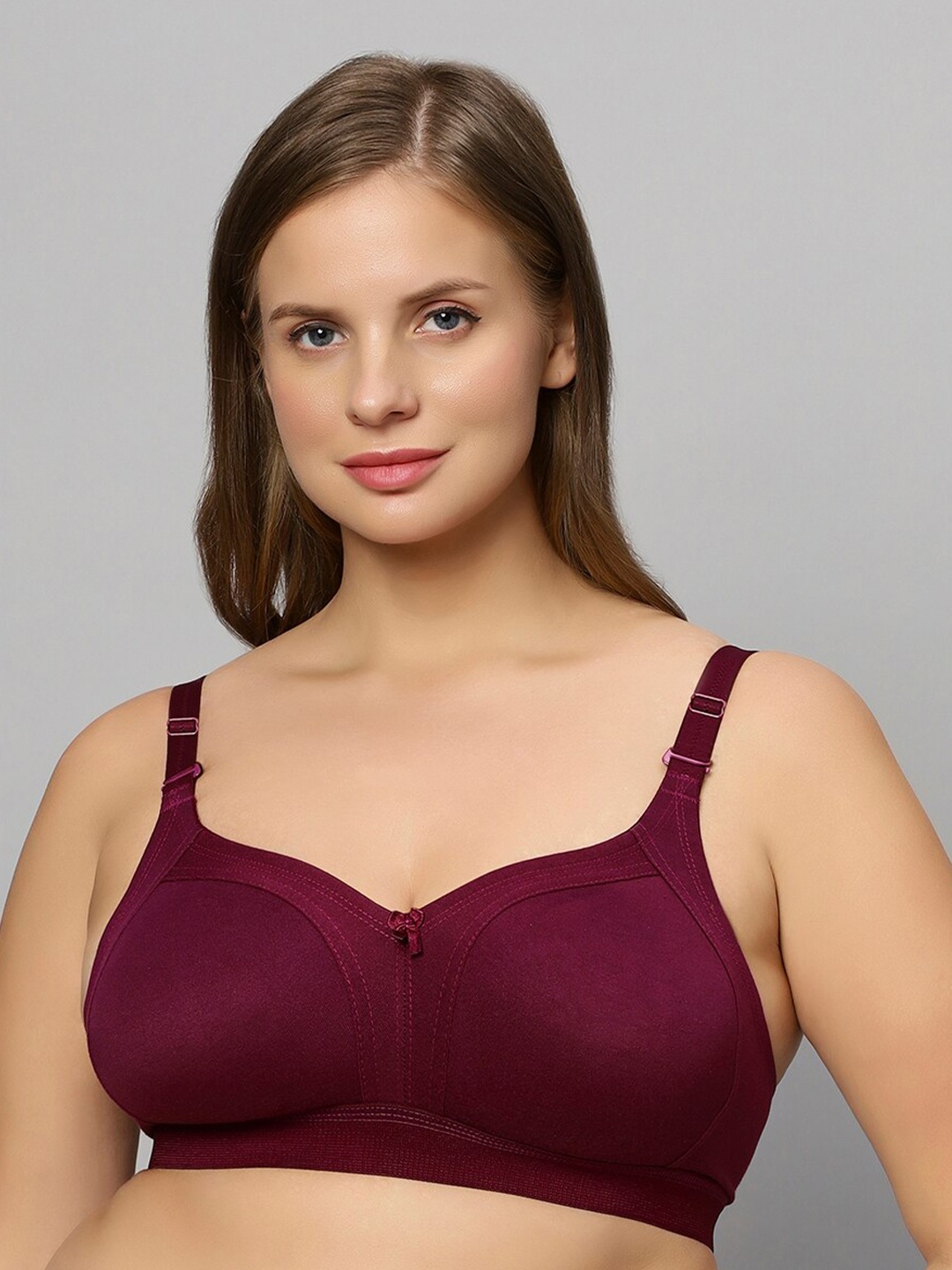 

Bluenixie Full Coverage Bra With All Day Comfort, Purple
