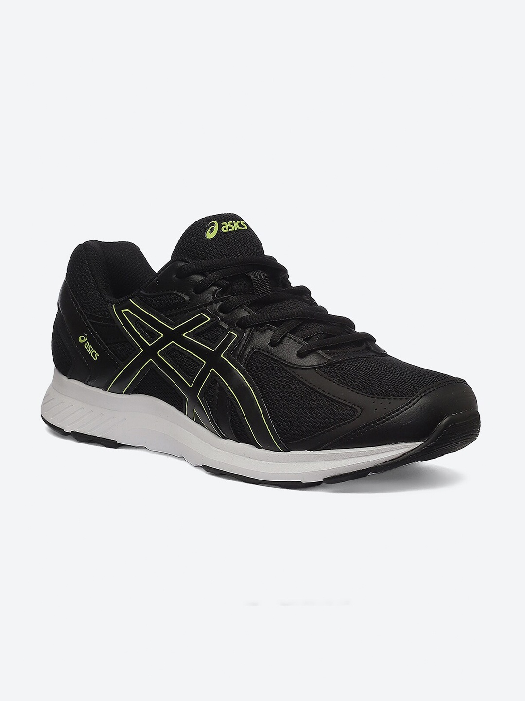 

ASICS Men Road Jog Lace-up Running Shoes, Black