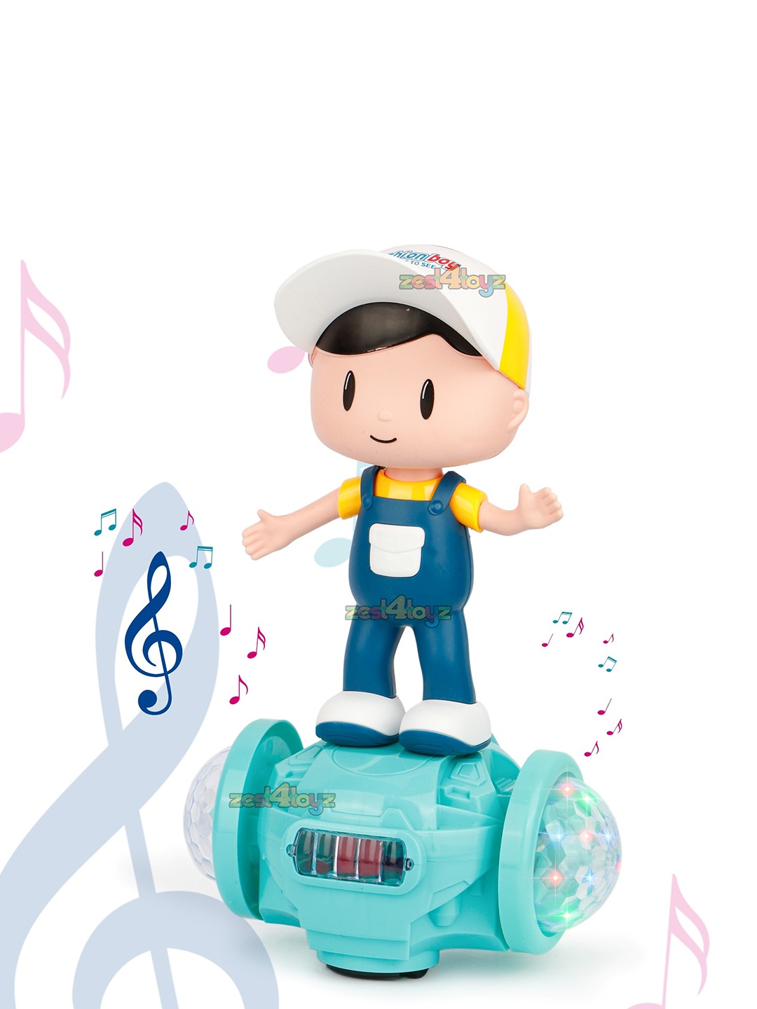 

zest 4 toyz Kids Assorted Battery Operated 360 Degree Rotating Musical Toys