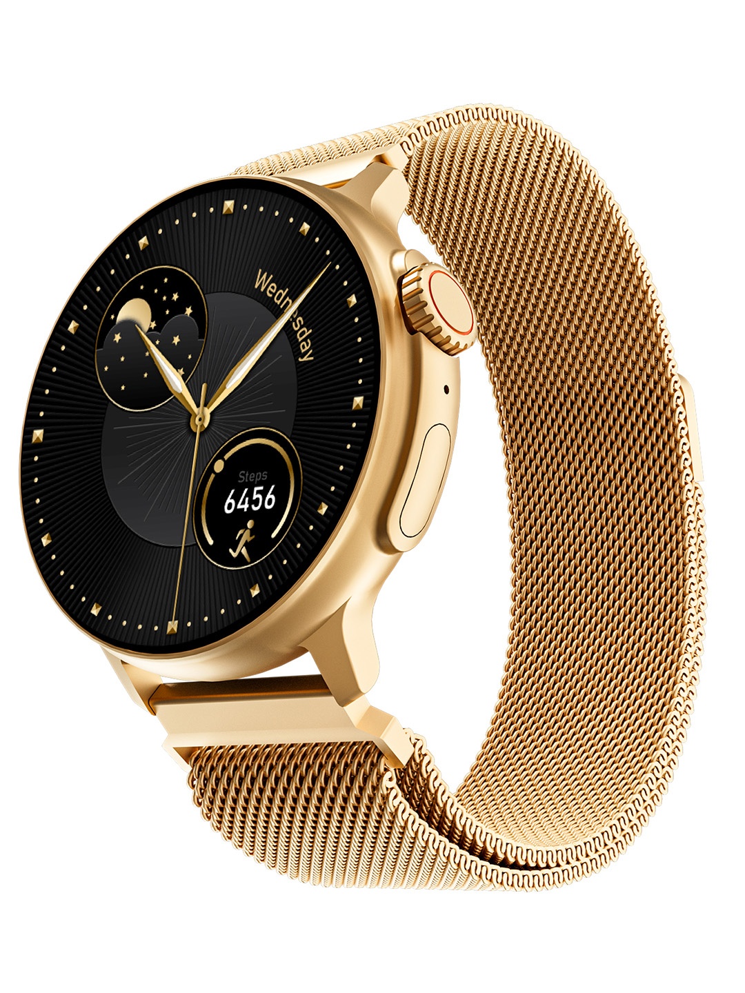 

boAt Lunar Tigon 1.45" AMOLED Display Smartwatch, Gold
