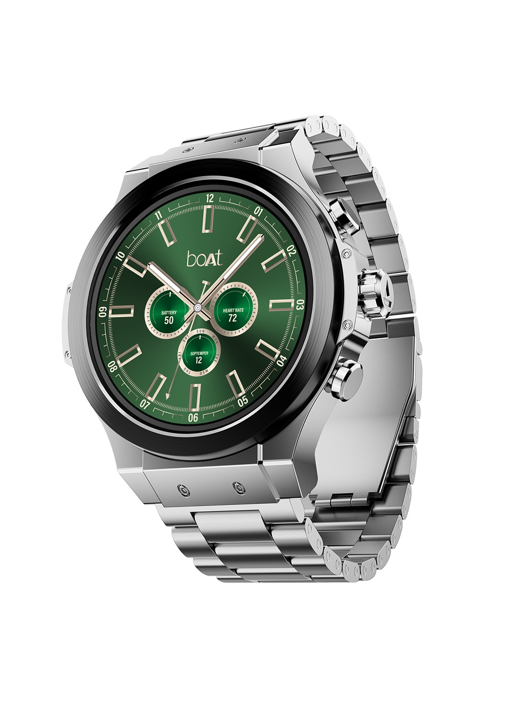 

boAt Enigma X400 Smartwatch With 1.45" Amoled Display, Silver