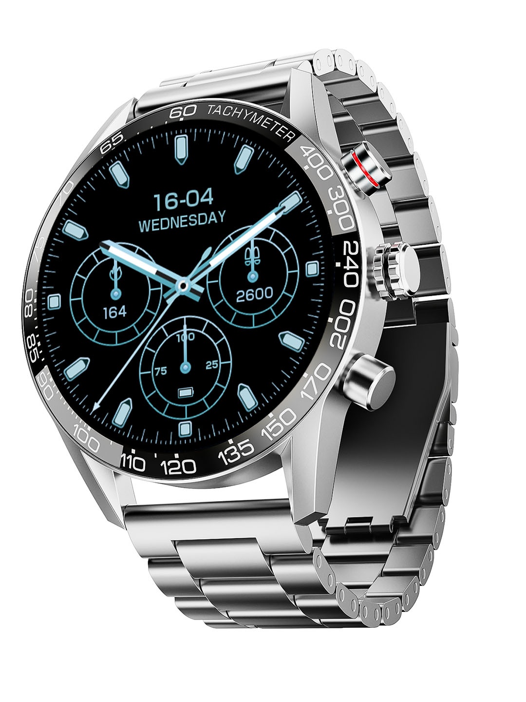

boAt Enigma Z40 Smartwatch With 1.39" HD Display Smartwatch, Silver