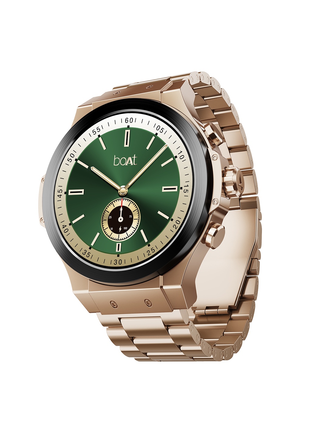 

boAt Enigma X400 Smartwatch With 1.45" Amoled Display, Gold