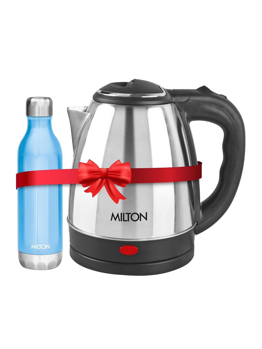 

Milton Go Electro Kettle 2 L and Bliss 600 Blue Stainless Steel Water Bottle 500 ml