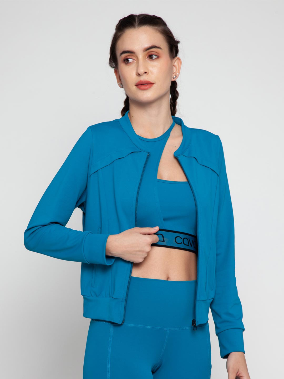 

CAVA Women Shape Active Jacket Garnet Jacket, Blue