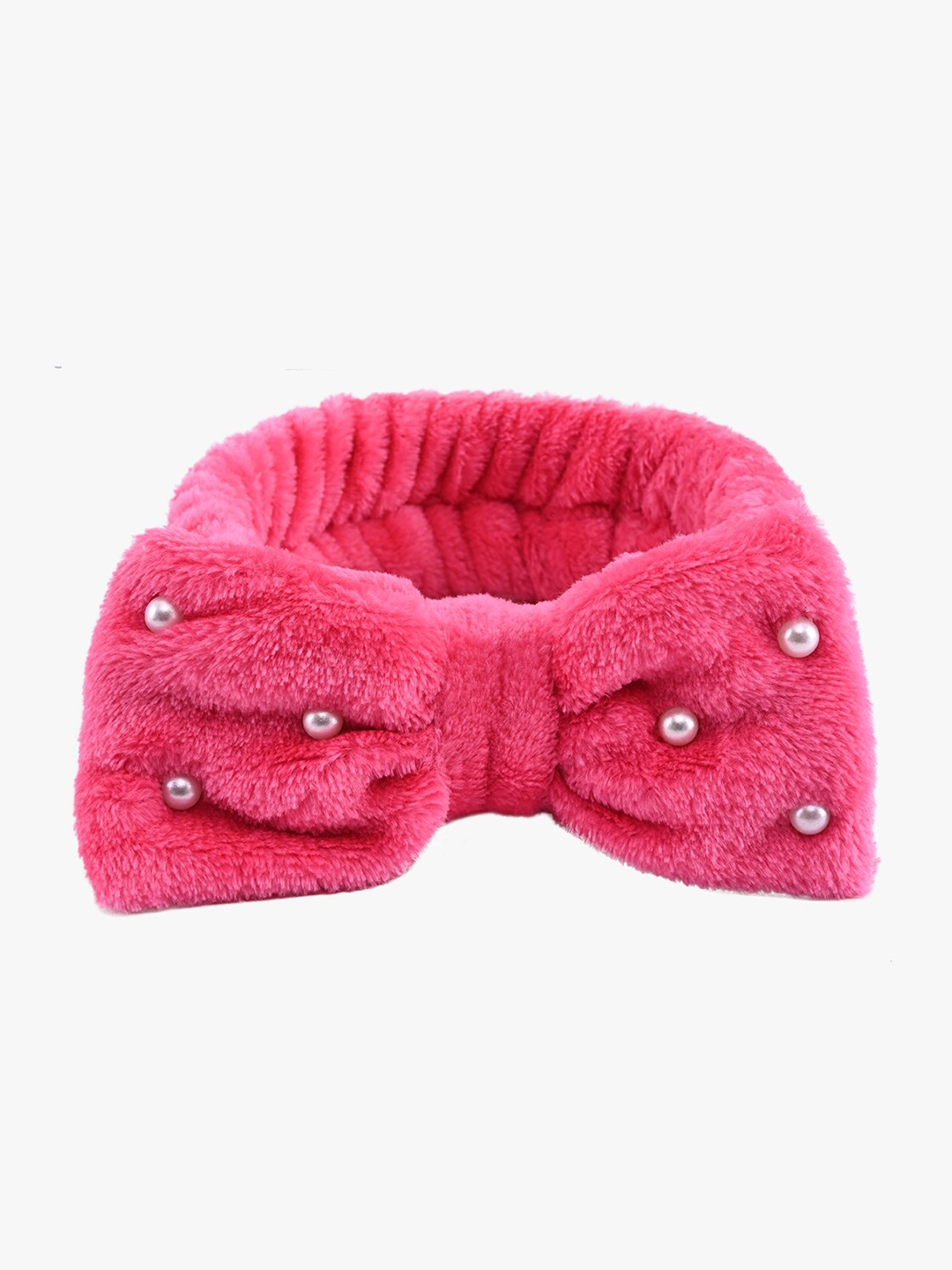 

BuckleUp Embellished Hairband, Pink